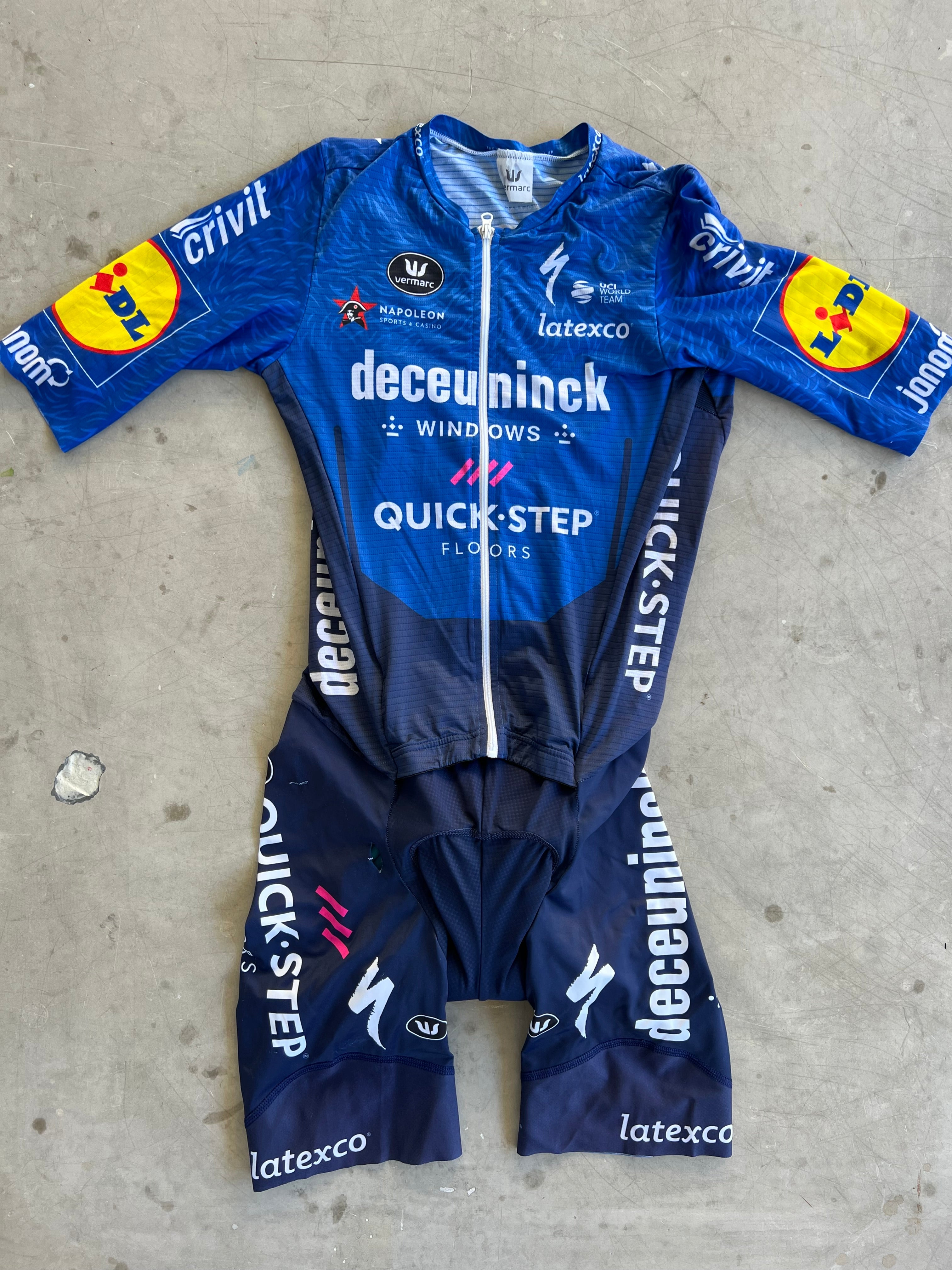 Quickstep Alpha Vinyl 2022 | Castelli Aero Road Suit (clearance) | Size S | Rider-Issued Pro Team Kit