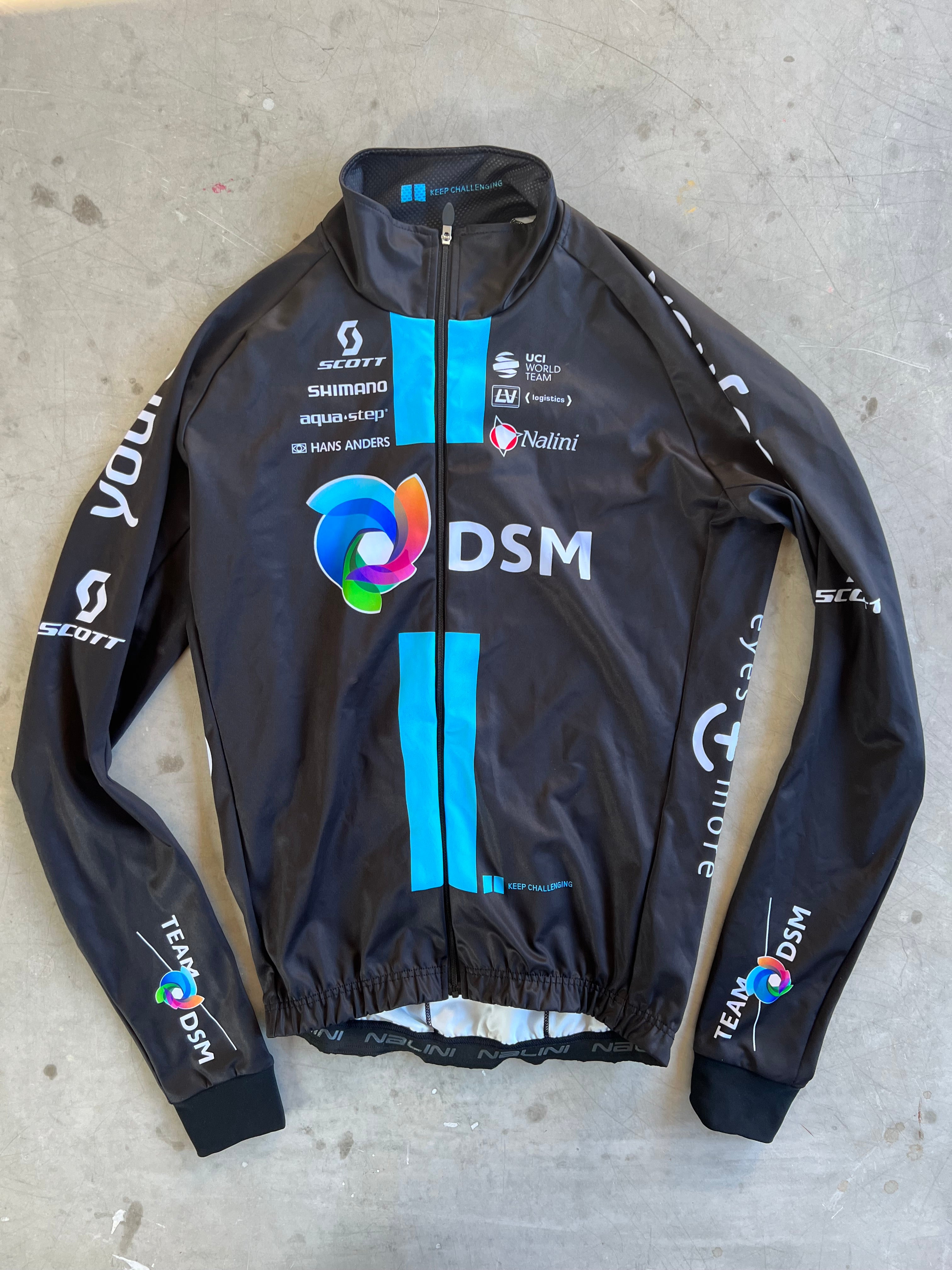 DSM | Nalini Light Thermal Rain Jacket | M | Rider-Issued Pro Team Kit