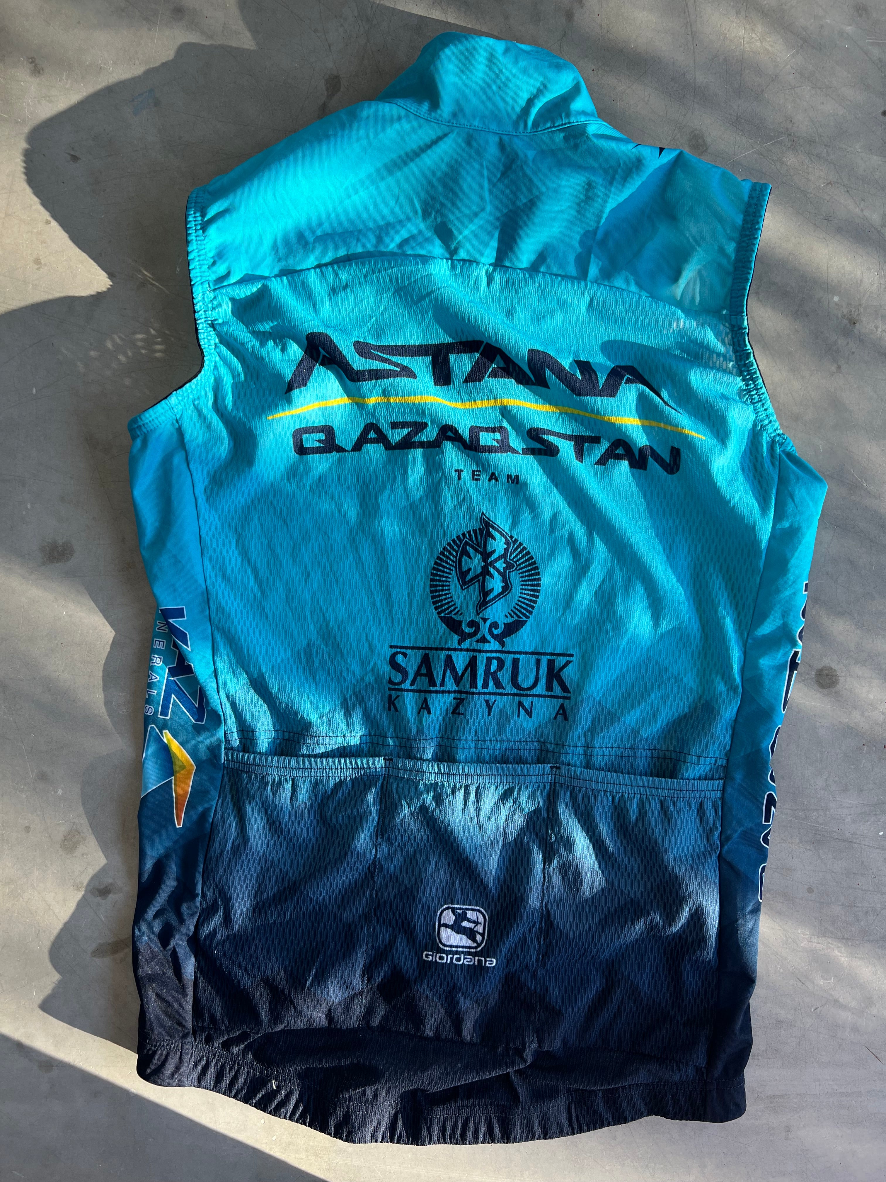 Astana | Giordana Bundle - Jersey, Bibs, Gilet | S | Rider-Issued Pro Team Kit
