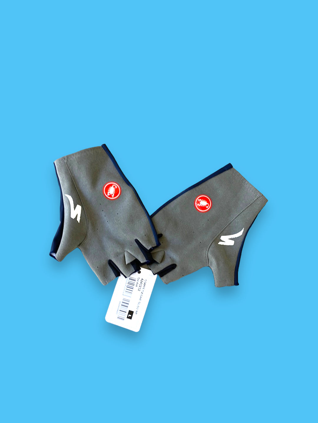 Gloves Mitts team Issued Competizione | Castelli| Blue | Quick-Step Alpha Vinyl / Soudal | Pro Cycling Kit