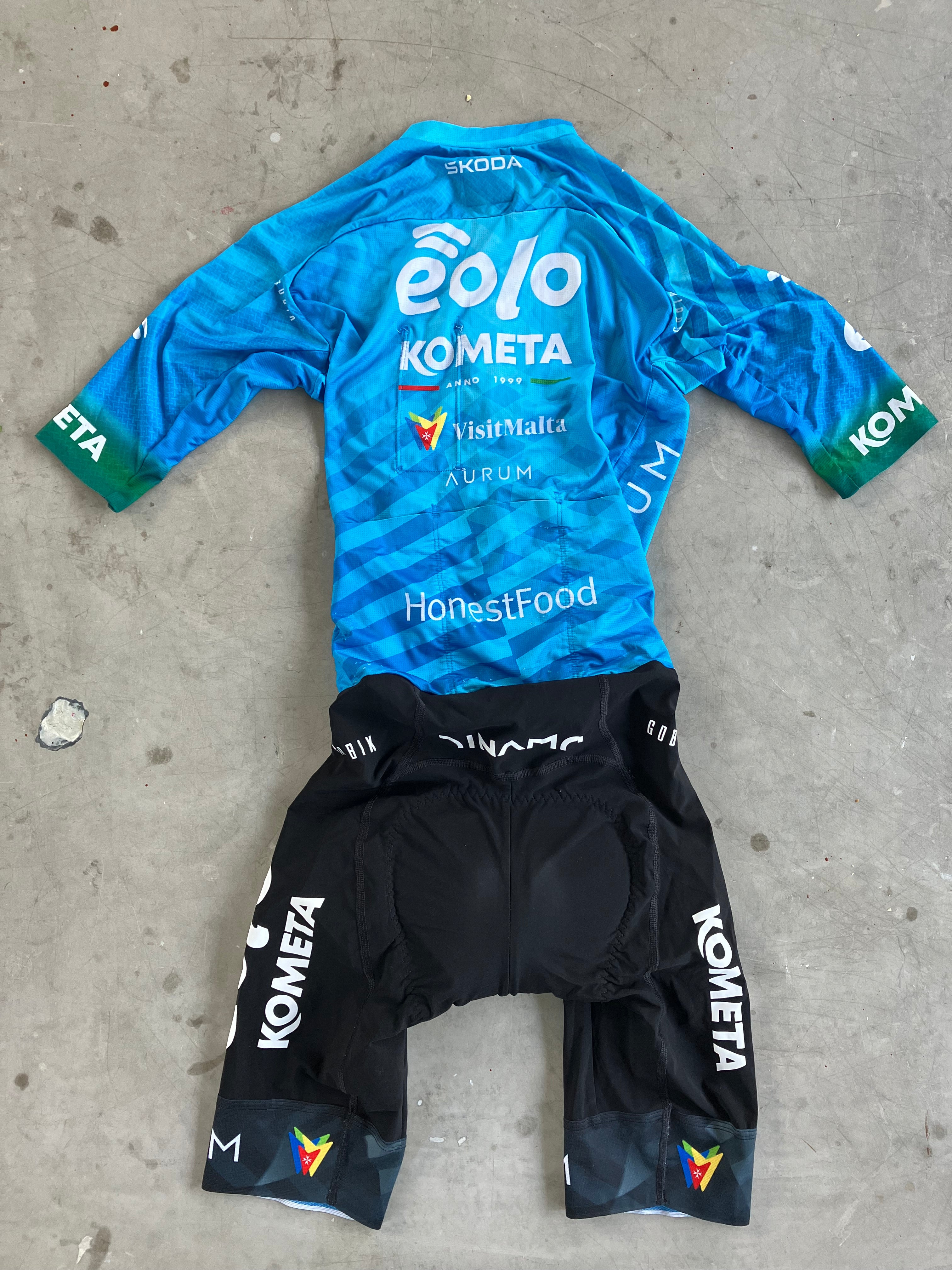 Eolo | Gobik Short Sleeve Race Suit | Blue | S | Rider-Issued Pro Team Kit
