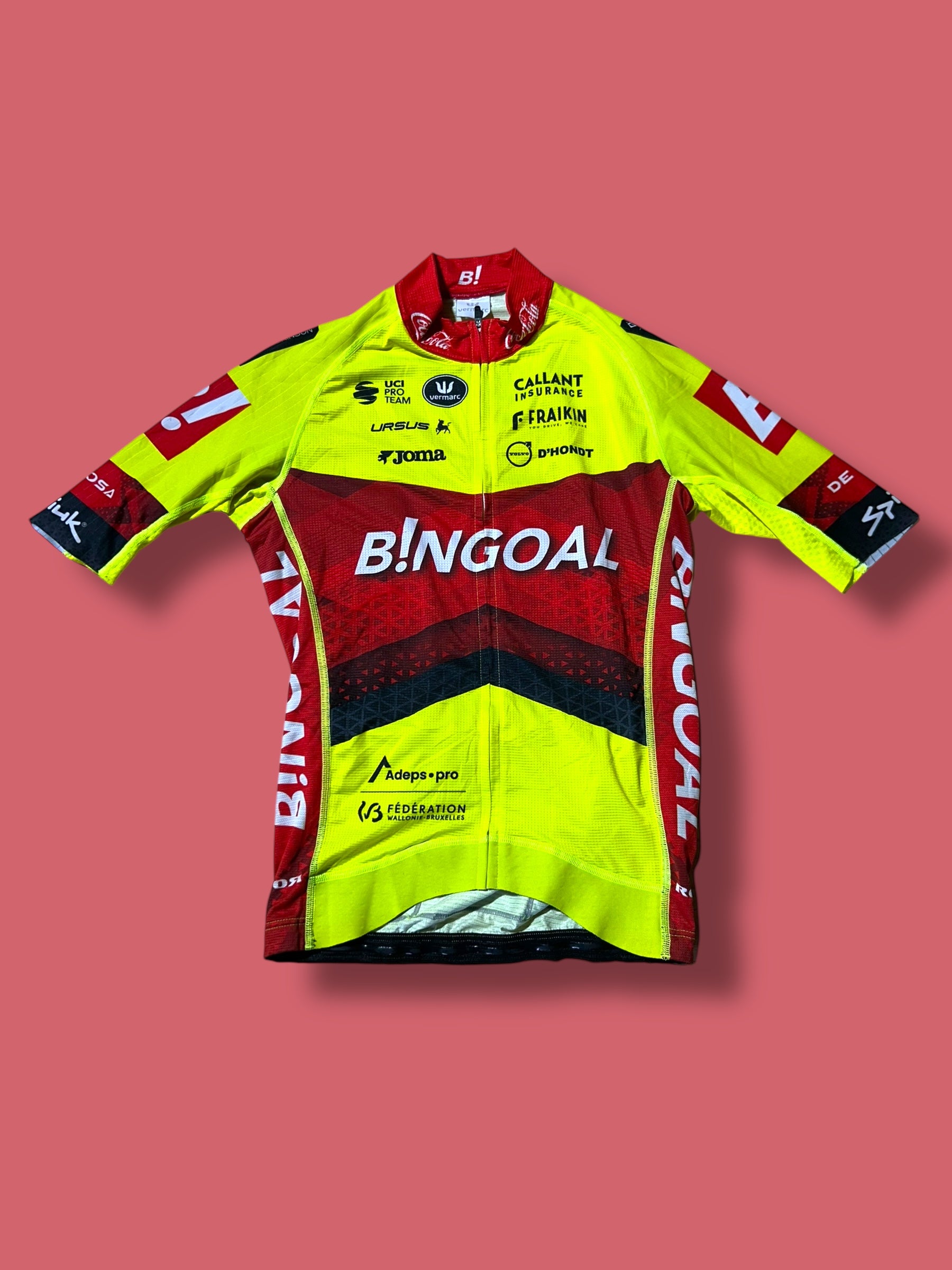 Aero Jersey, Bib Shorts, Vest and Arm Warmer Bundle| Bingoal Vermarc| Pro Cycling Kit