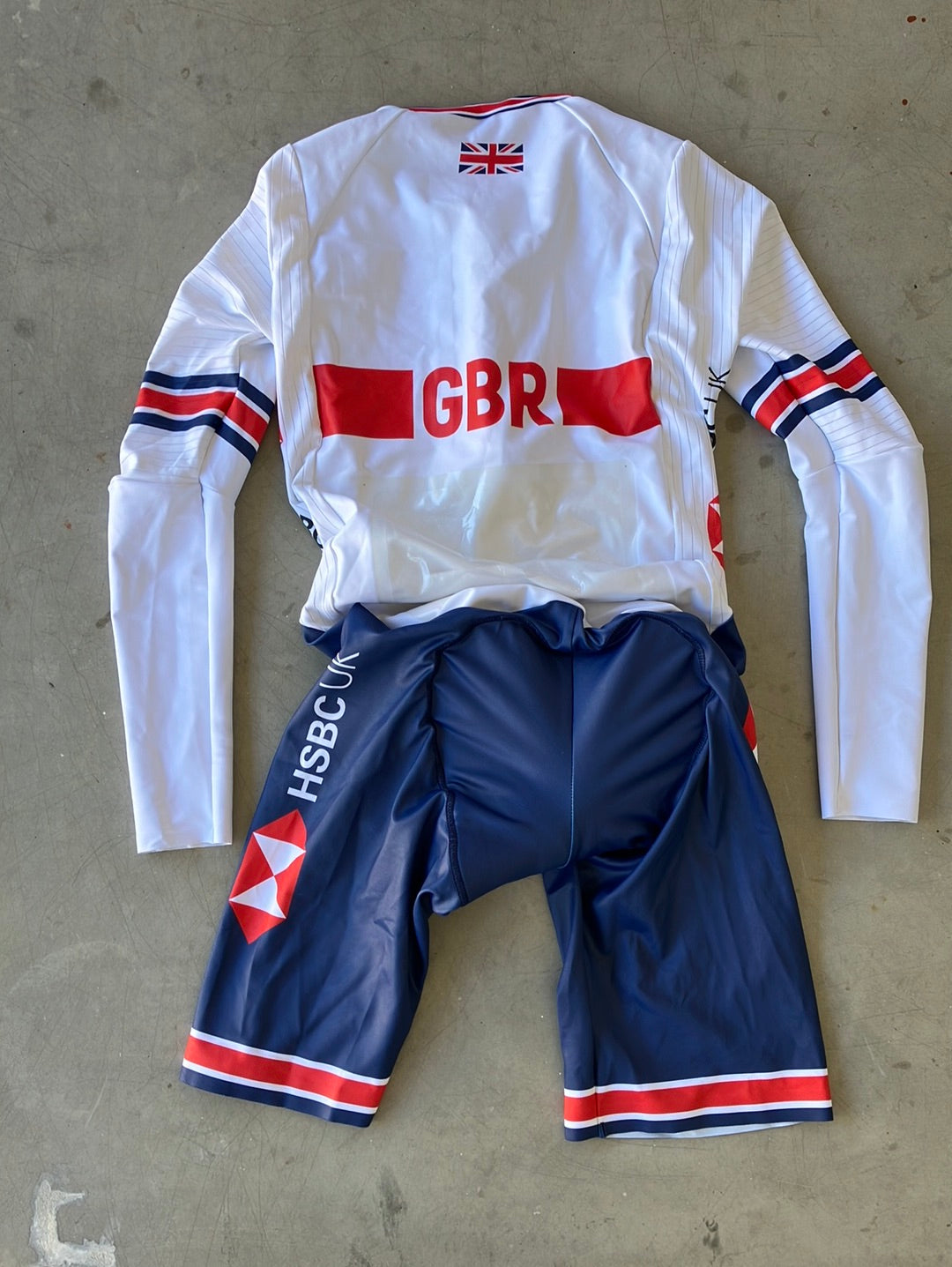 Long Sleeve Aero TT Suit Time Trial Skinsuit | Kalas | Team GB Great Britain - British Cycling GBR | Pro Cycling Kit