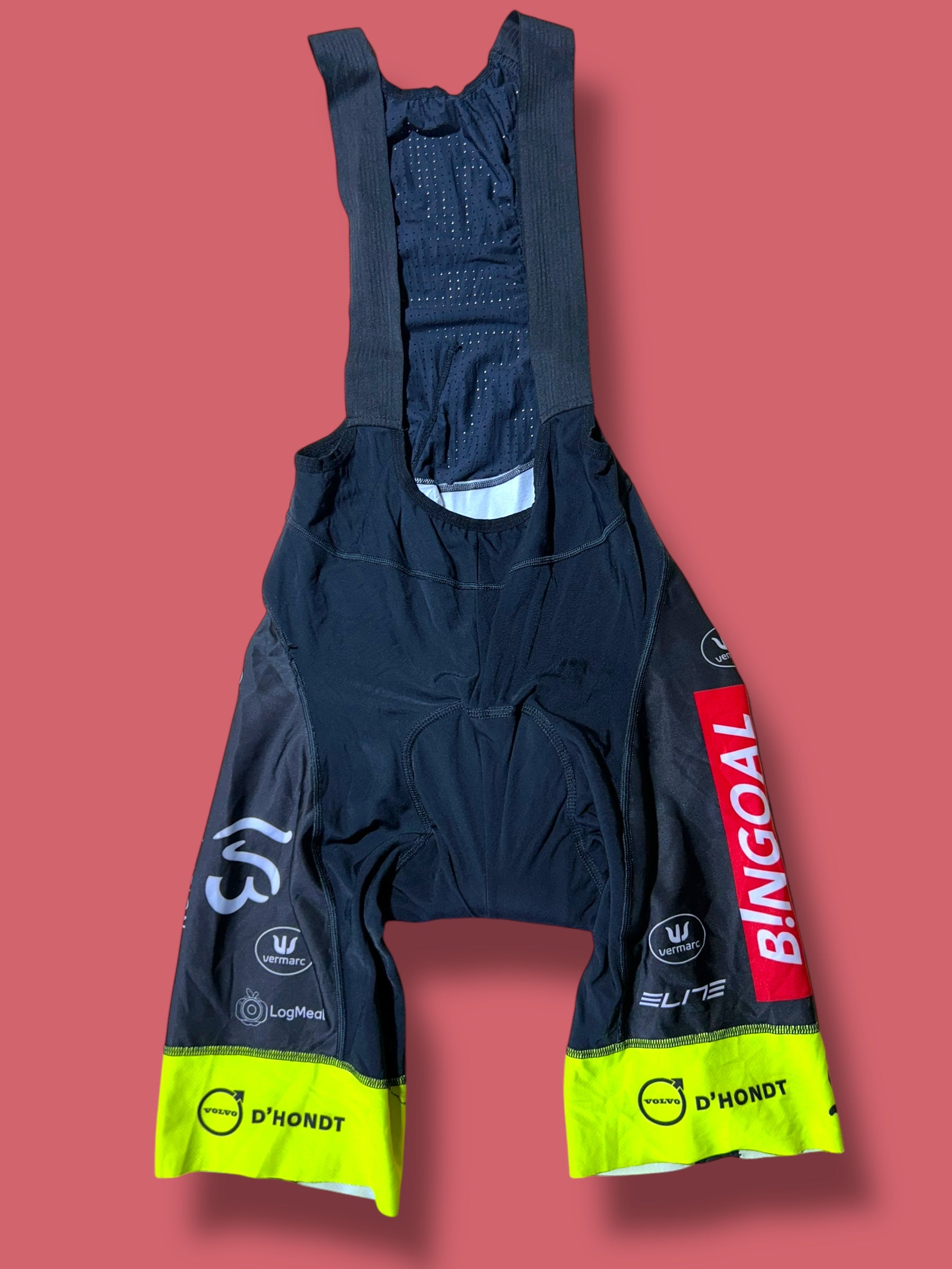 Thermal Winter Bib Shorts Team Rider Issued| Bingoal Vermarc| Pro Cycling Kit