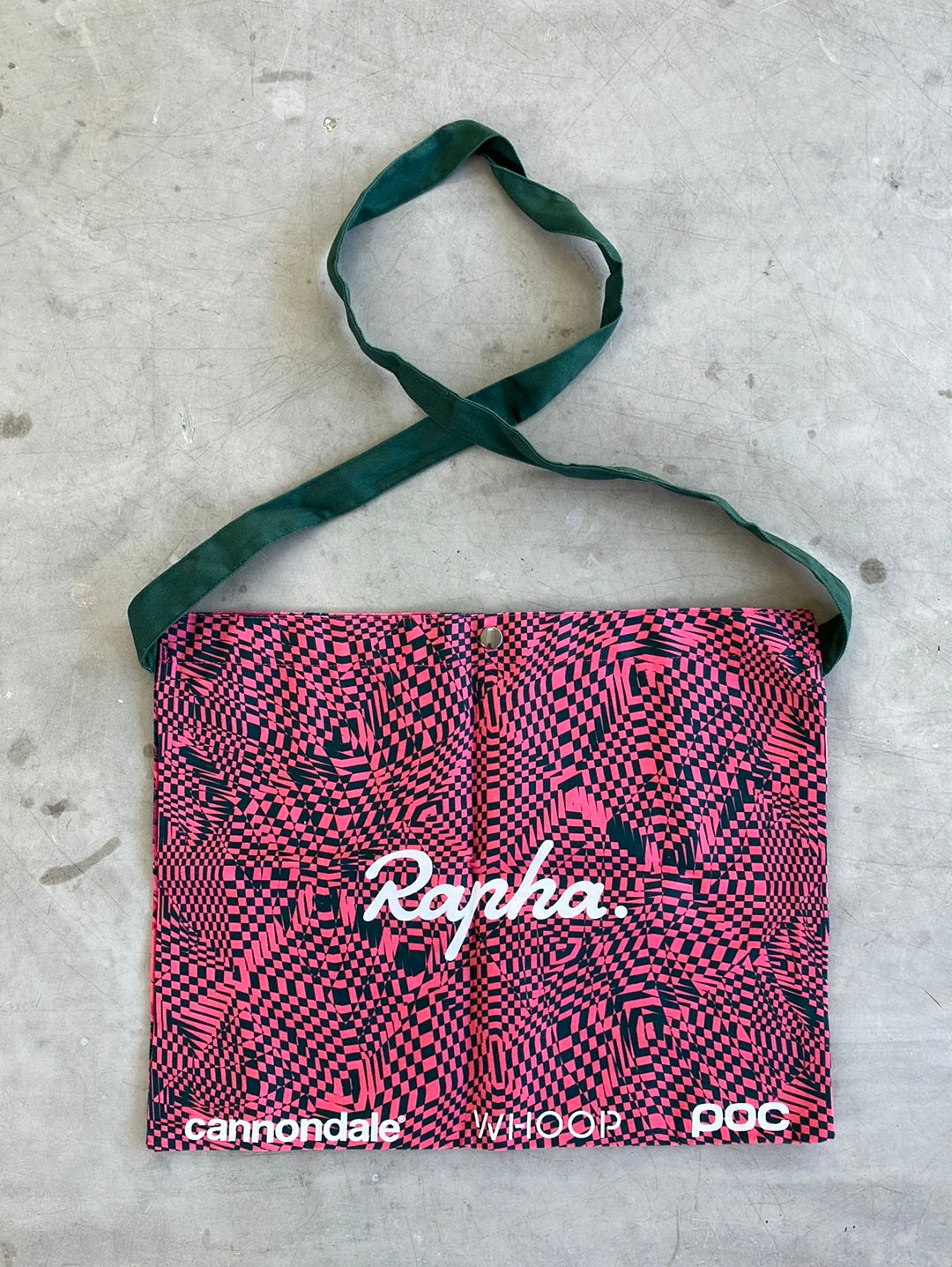 EF 2023 | Rapha Musette / Cycling Bag | Pink | Pro-Issued Pro Team Kit