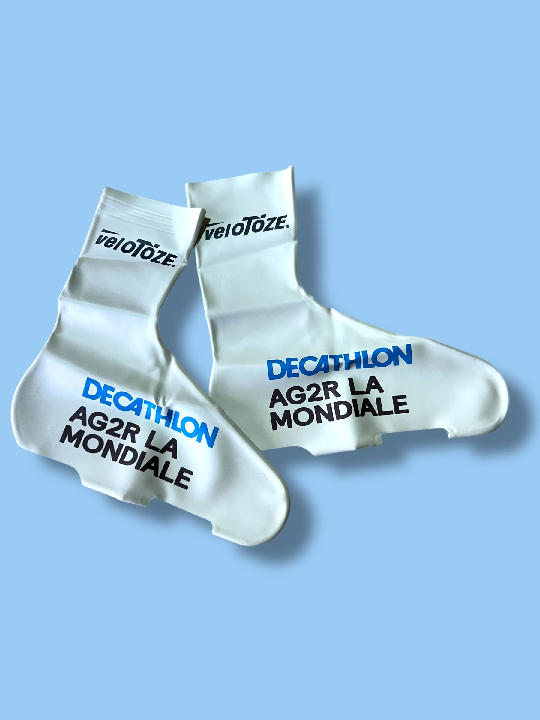 Waterproof Shoe Covers Winter Booties Road Racing | Decathlon AG2R La Mondiale | Velotoze | Pro Cycling Kit