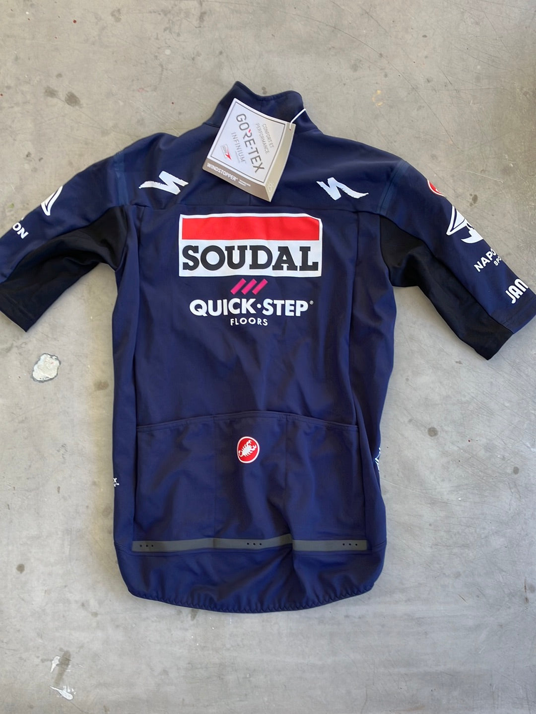 Short Sleeve Gabba Jacket / Jersey | Castelli | Soudal Quick-Step | Pro Team Cycling Kit