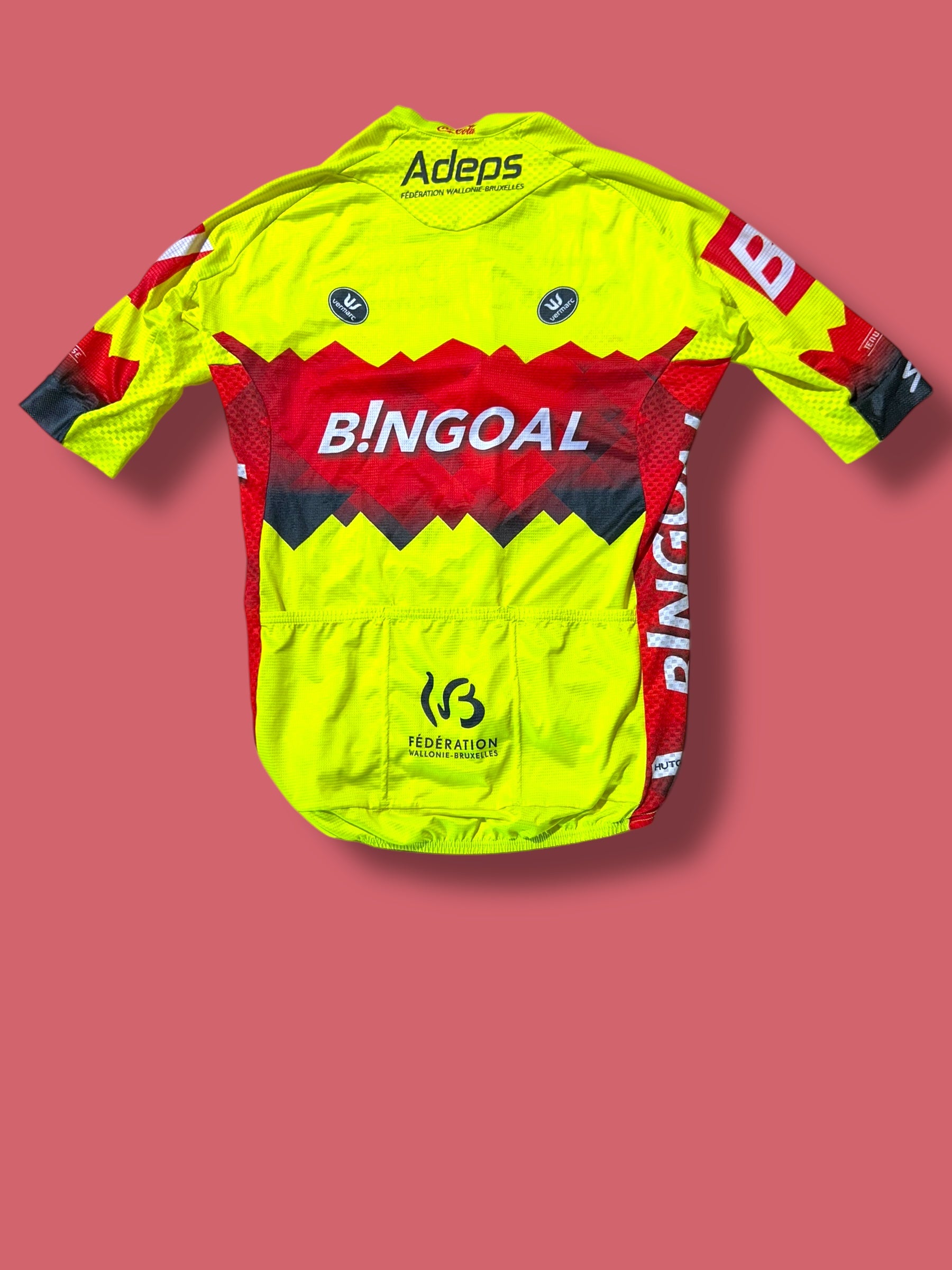 Aero Jersey, Bib Shorts, Arm Leg Warmers Bundle| Bingoal Vermarc| Pro Cycling Kit