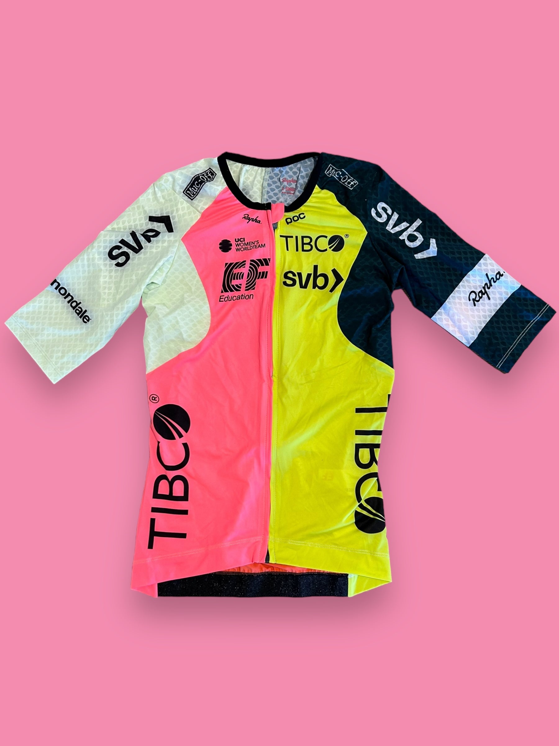 Short Sleeve Aero Jersey Giro D'Italia Switchout Womens | Rapha Pro Team | EF Education First | Pro Cycling Kit