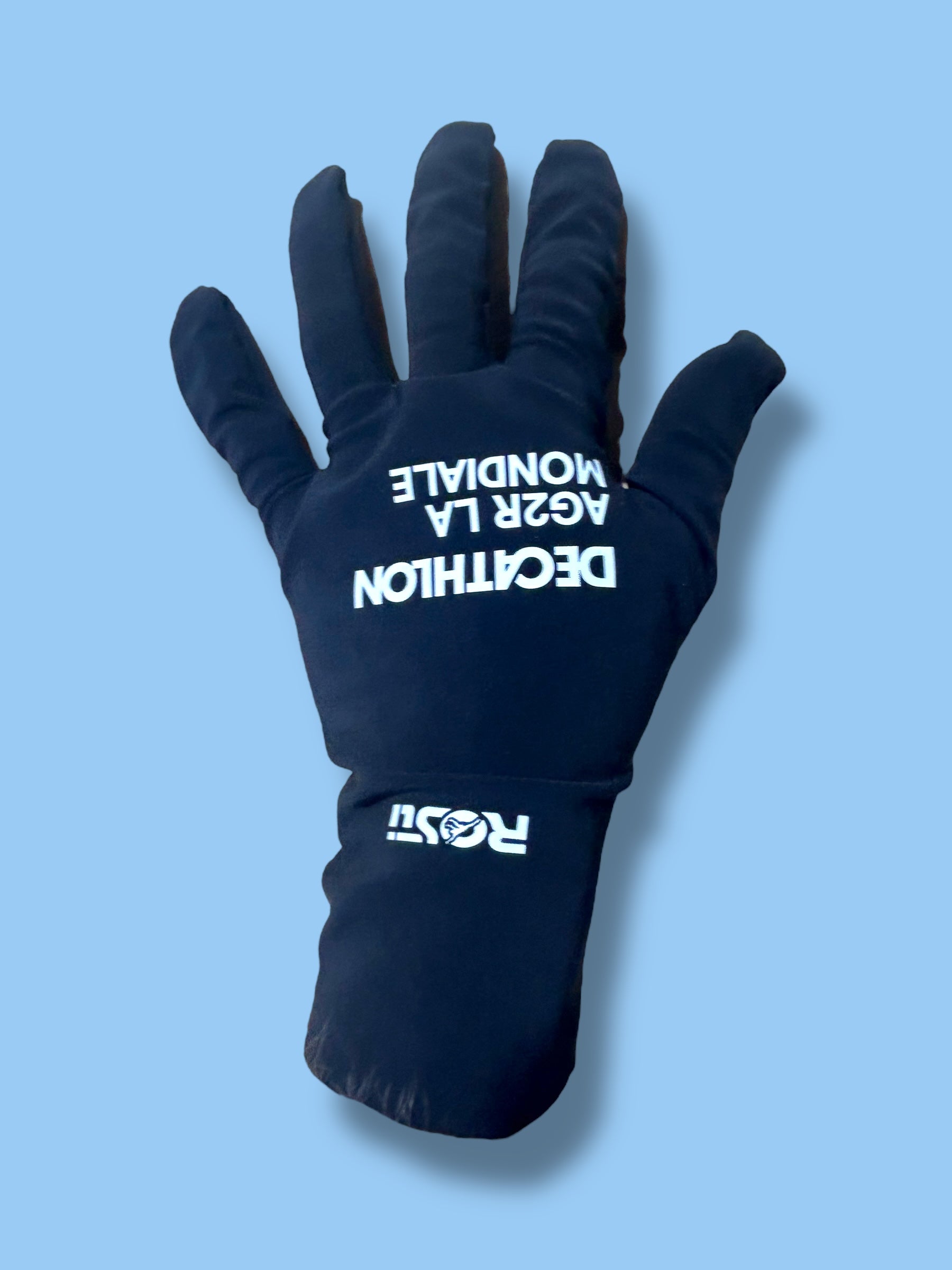 Waterproof Gloves Winter Rain Road Racing | Decathlon AG2R La Mondiale | Rosti | Pro Cycling Kit