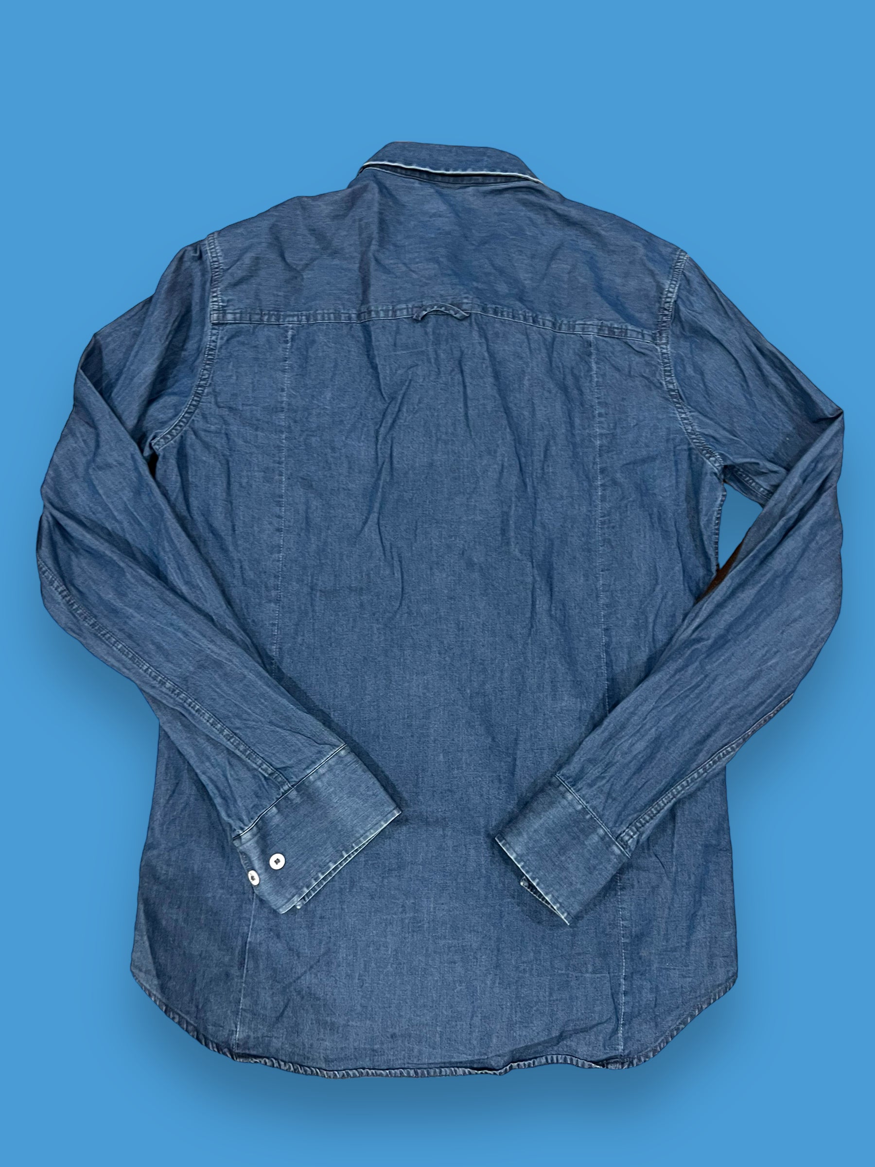 Casual Denim Shirt | Marine de Savoie | AG2R Citroen | Pro Cycling Kit
