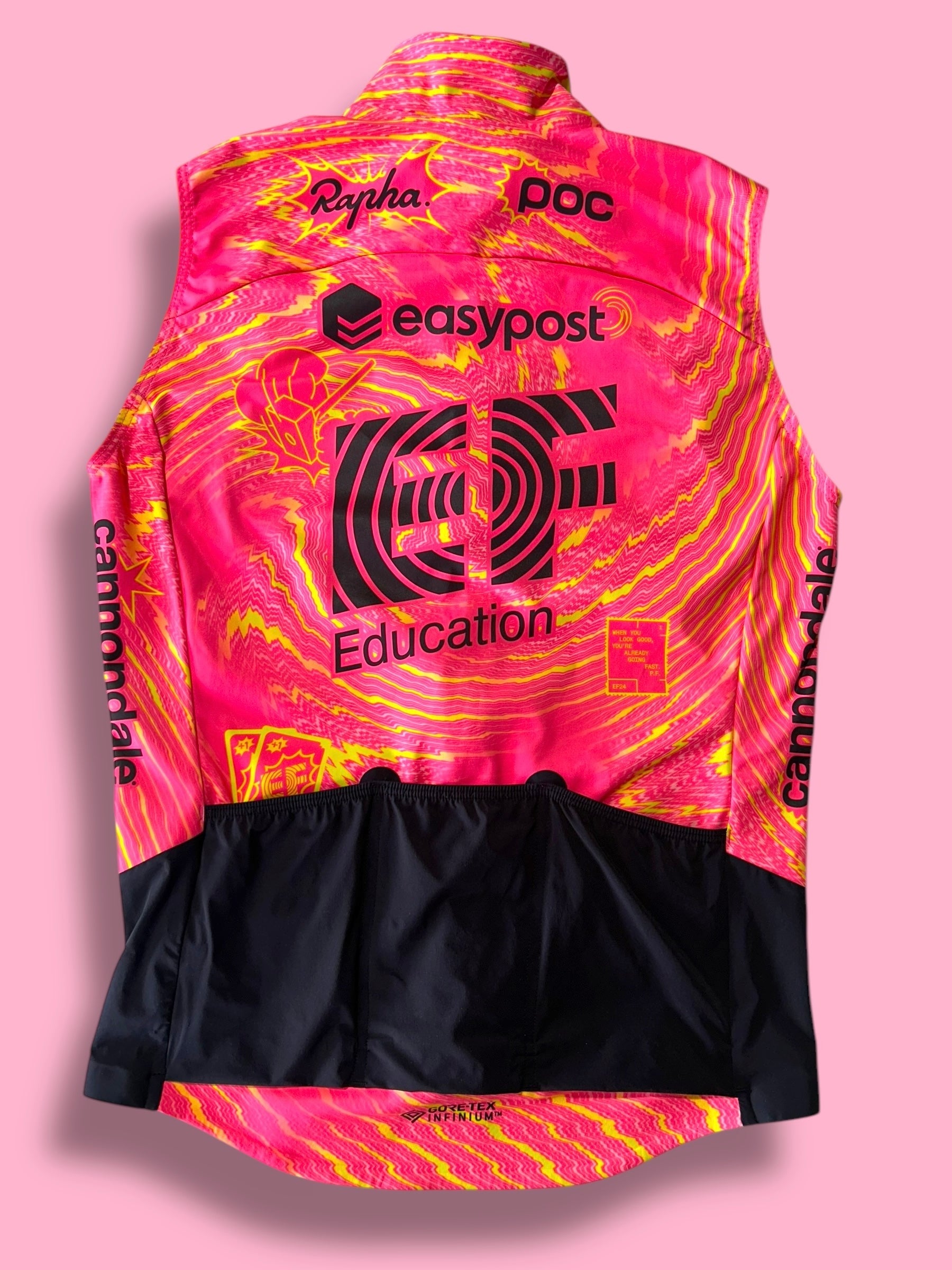 Winter Vest Gore Tex Infinium Windstopper Thermal | Rapha Pro Team | EF Education First | Pro Cycling Kit