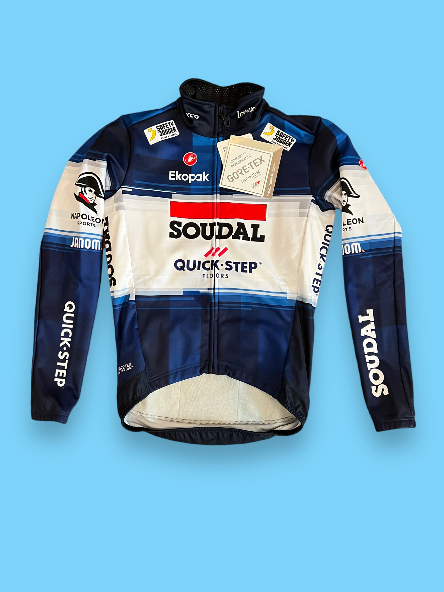 Deep Winter Jacket Thermal Gore-Tex | Castelli | Quick-Step Alpha Vinyl | Pro Cycling Kit