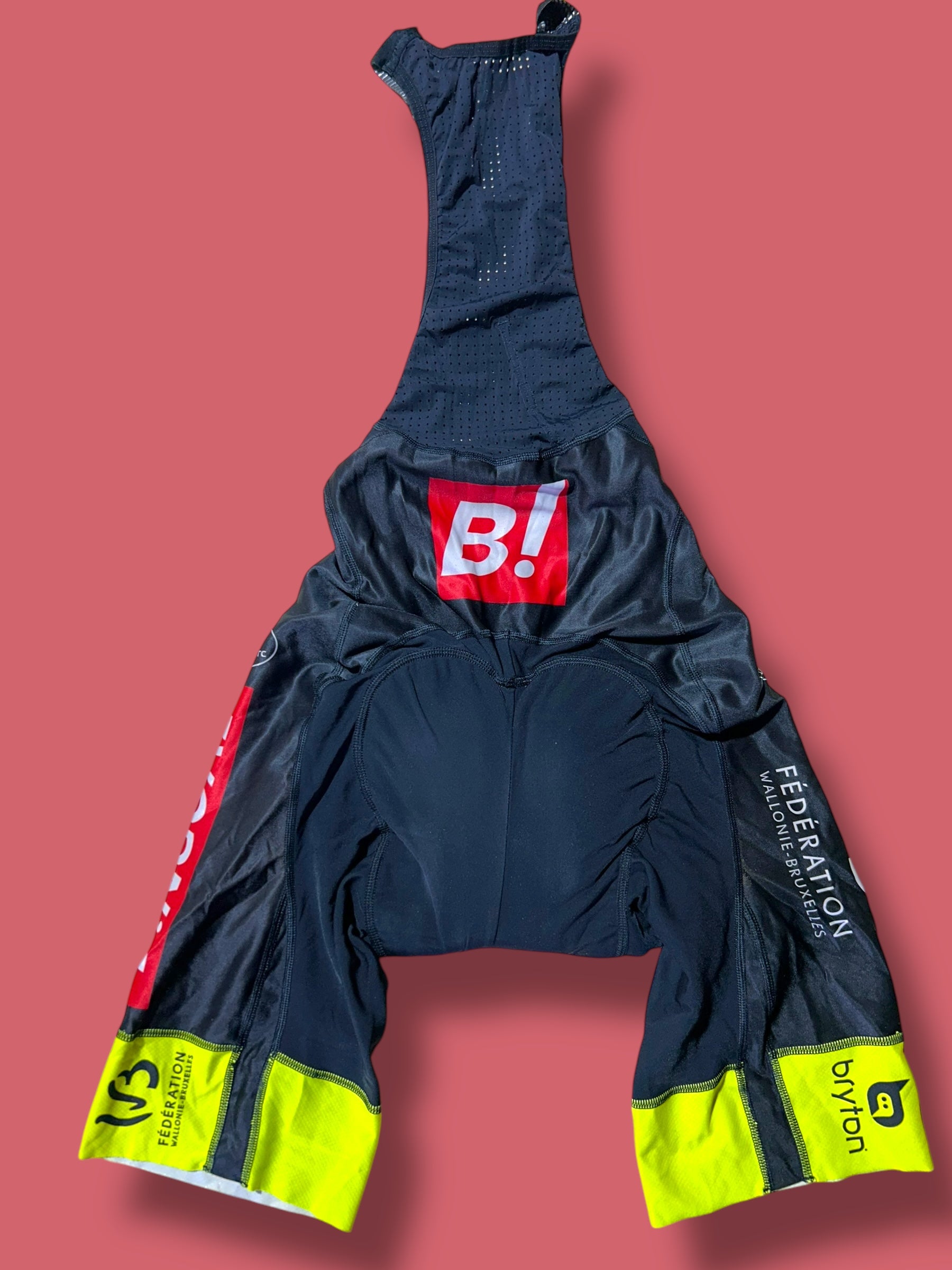 Thermal Winter Bib Shorts Team Rider Issued| Bingoal Vermarc| Pro Cycling Kit