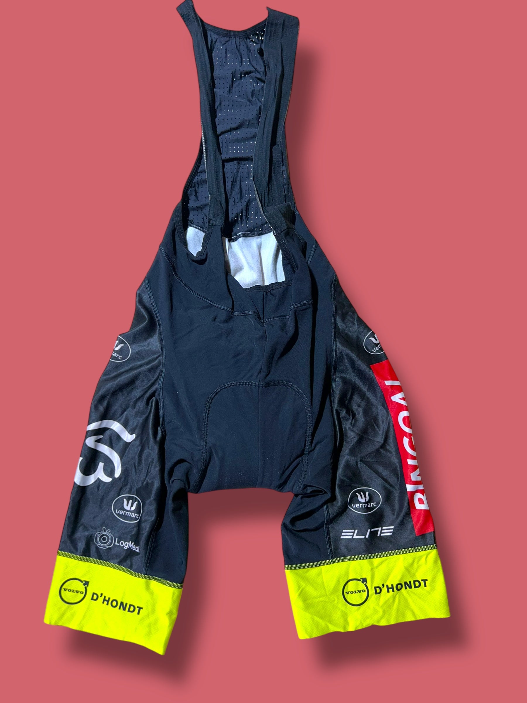 Thermal Winter Bib Shorts Team Rider Issued| Bingoal Vermarc| Pro Cycling Kit