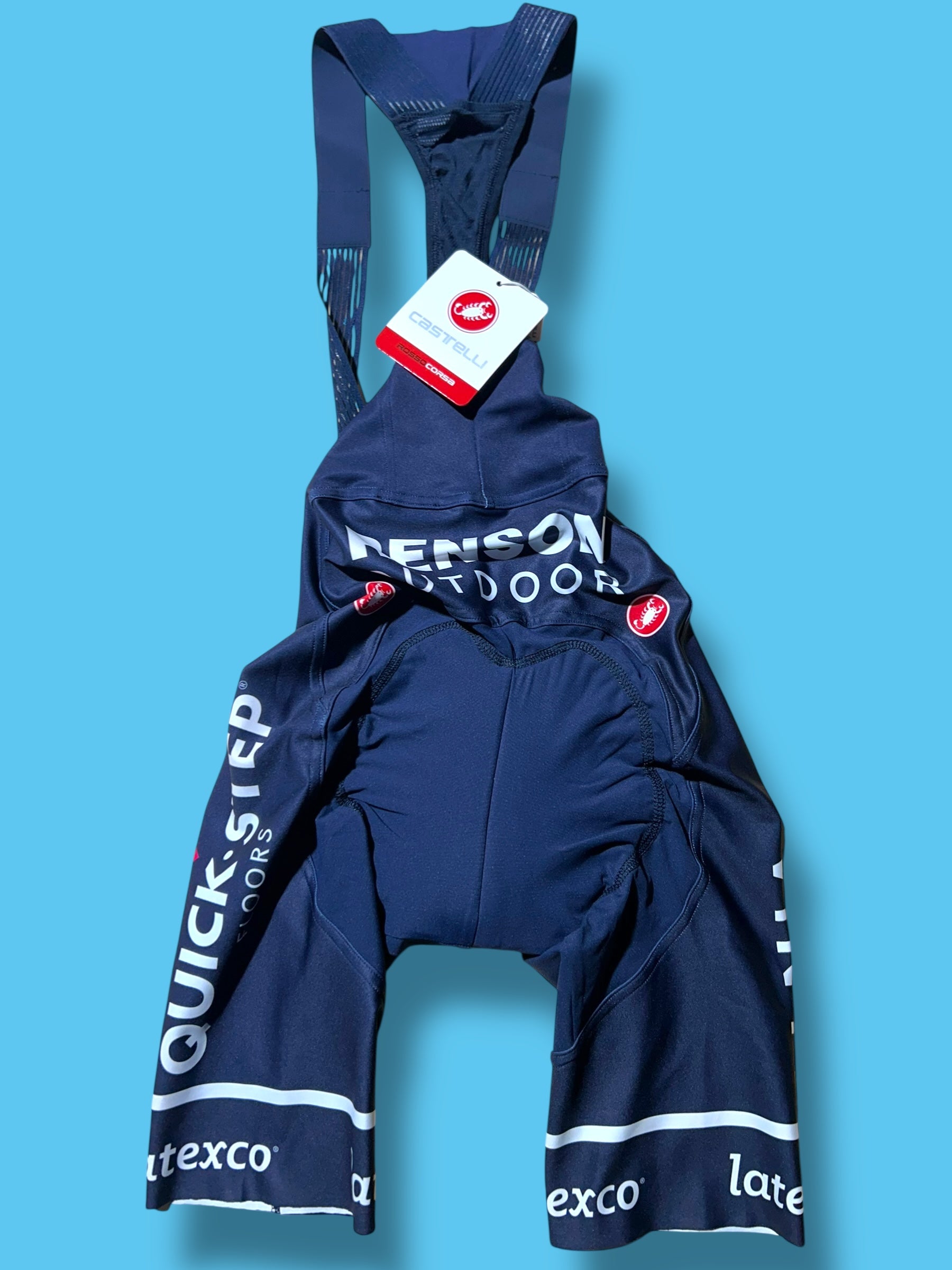 Aero RC Bib Shorts Bibs Tour de France White Jersey | Castelli | Soudal Quick-Step| Pro Cycling Kit
