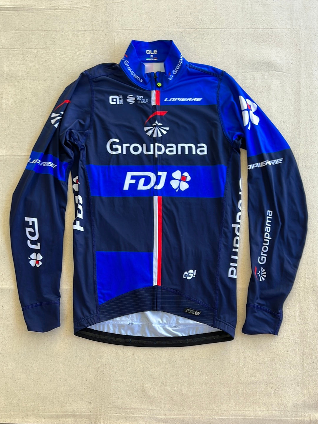 Maillot Cycliste Team FDJ B'Twin Lapierre jersey vintage Française des Maillot Cycliste Team FDJ B'Twin Lapierre jersey vintage Française des