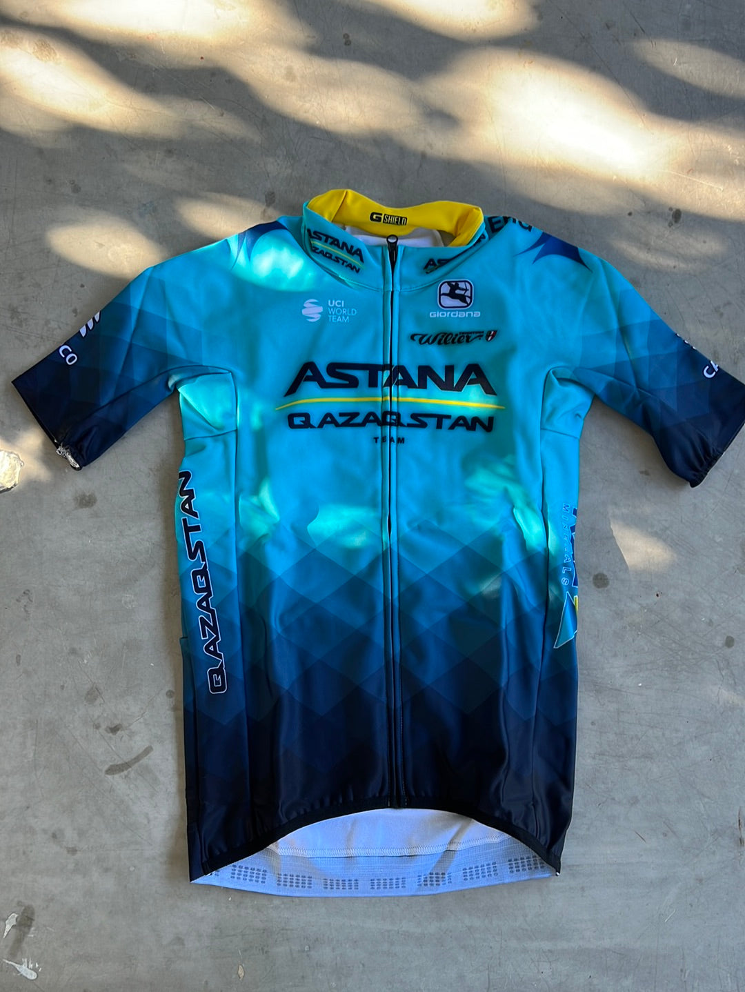 Giordana Astana Qazaqstan 2023 FR-C Pro Jersey - TDF L / Multicolor Giordana Astana Qazaqstan 2023 FR-C Pro Jersey - TDF L / Multicolor