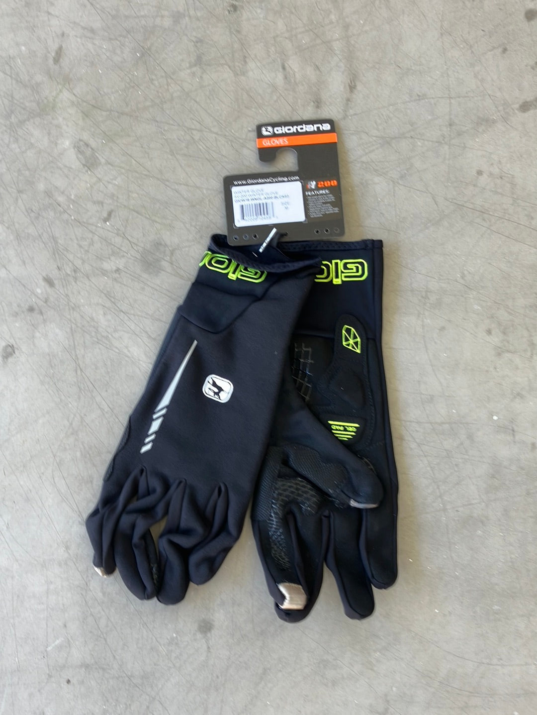 Thermal Winter Gloves Long FInger | Giordana | Mitchelton Scott | Pro Cycling Kit