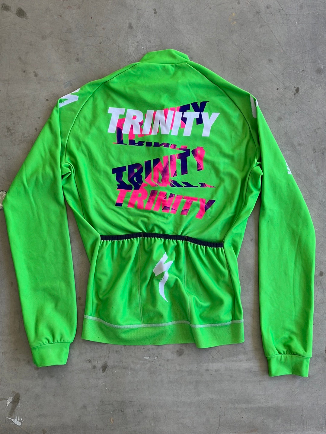Trinity Specialized | Specialized Thermal Winter Jersey | S | Green | Pro-Issued Pro Team Kit
