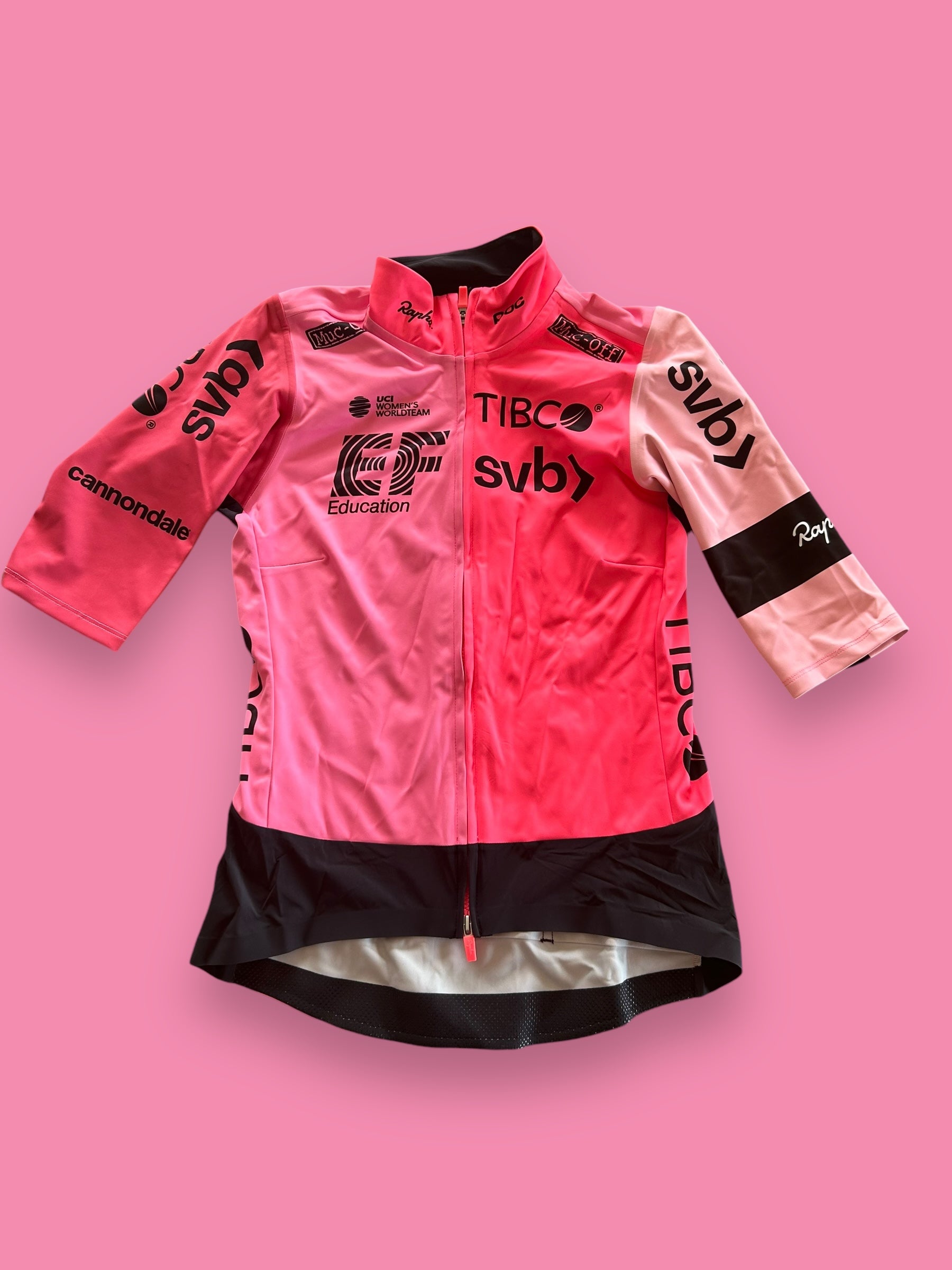 Womens Gore Tex Infinium Short Sleeve Jacket | Rapha | EF Education First Tibco | Pro Team Cycling Kit