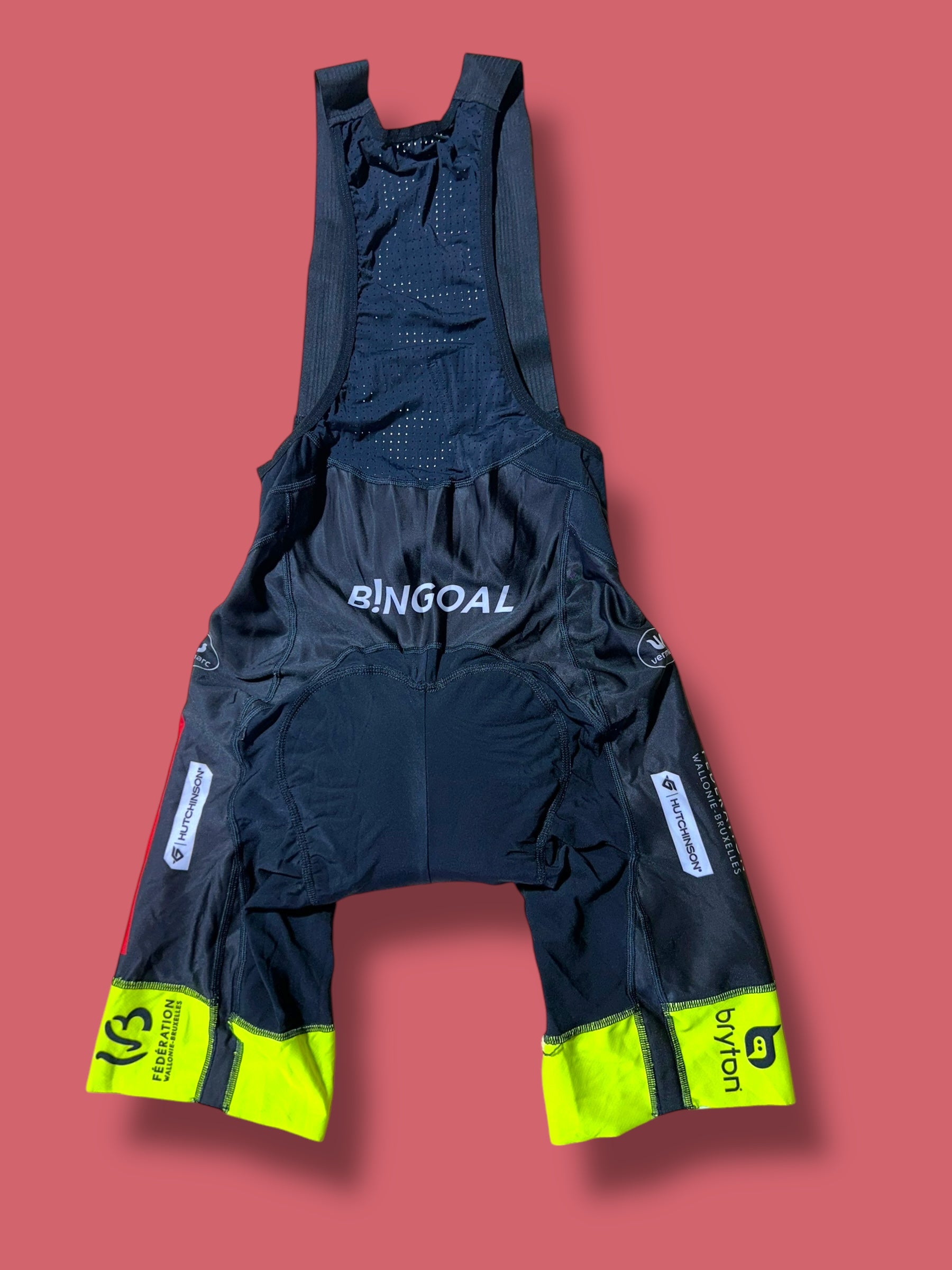 Thermal Winter Bib Shorts Team Rider Issued| Bingoal Vermarc| Pro Cycling Kit