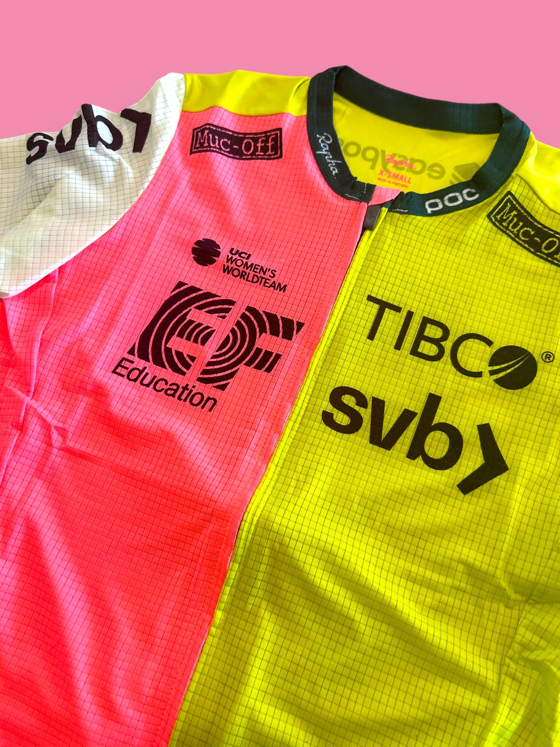 Short Sleeve Flyweight Summer Jersey Giro D'Italia Switchout Womens | Rapha Pro Team | EF Education First | Pro Cycling Kit