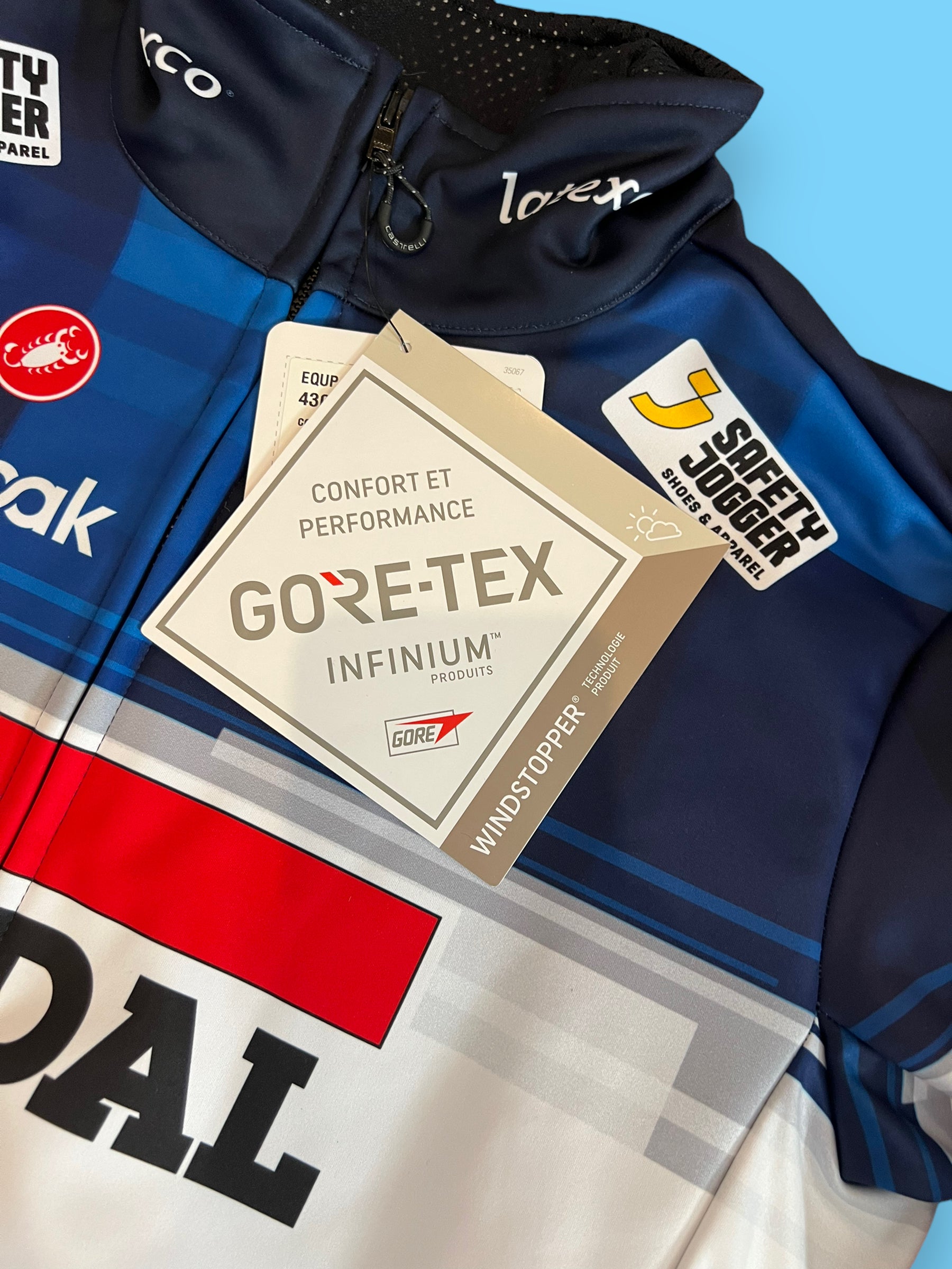 Deep Winter Jacket Thermal Gore-Tex | Castelli | Quick-Step Alpha Vinyl | Pro Cycling Kit