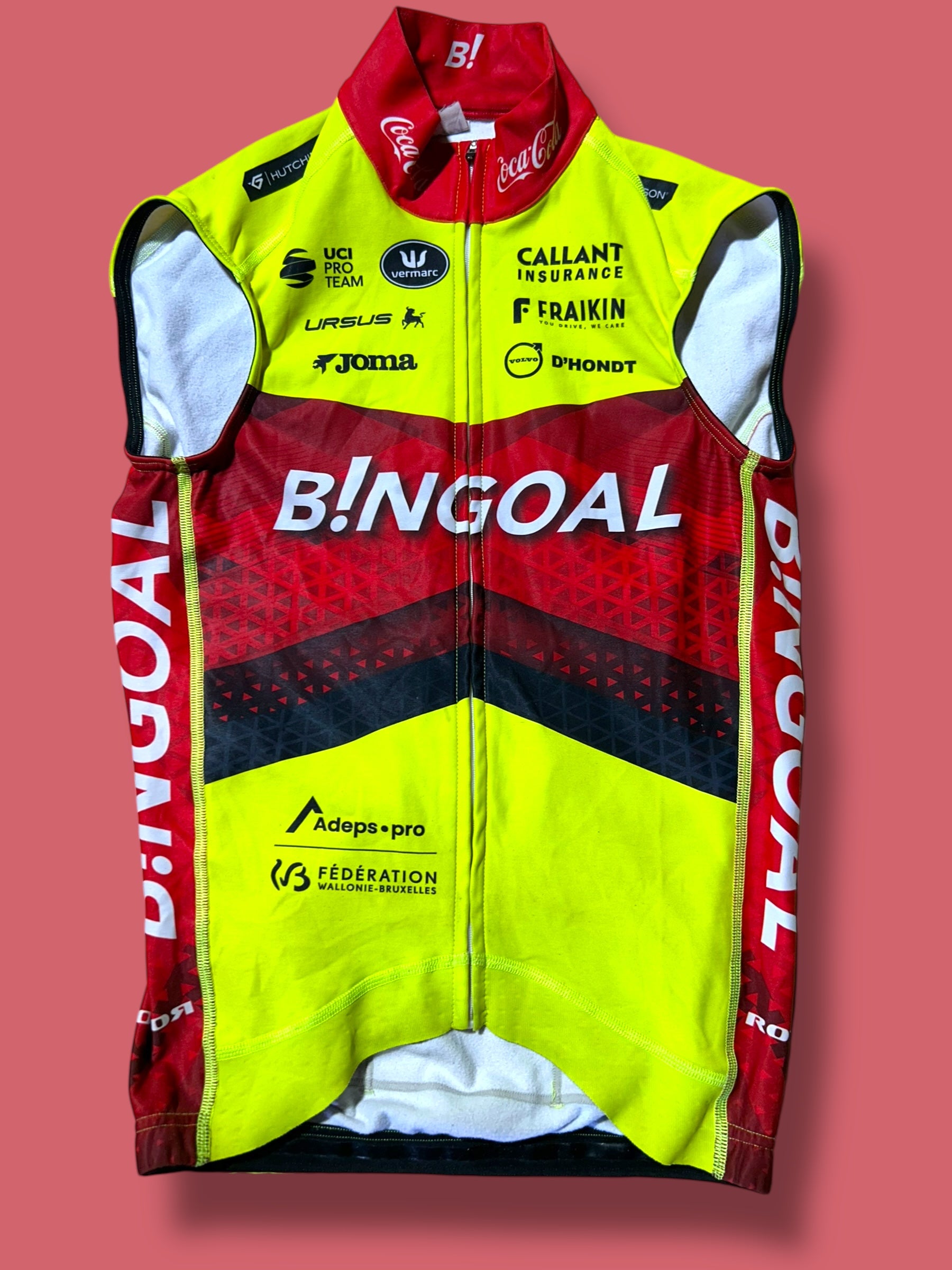 Aero Jersey, Bib Shorts, Vest and Arm Warmer Bundle| Bingoal Vermarc| Pro Cycling Kit