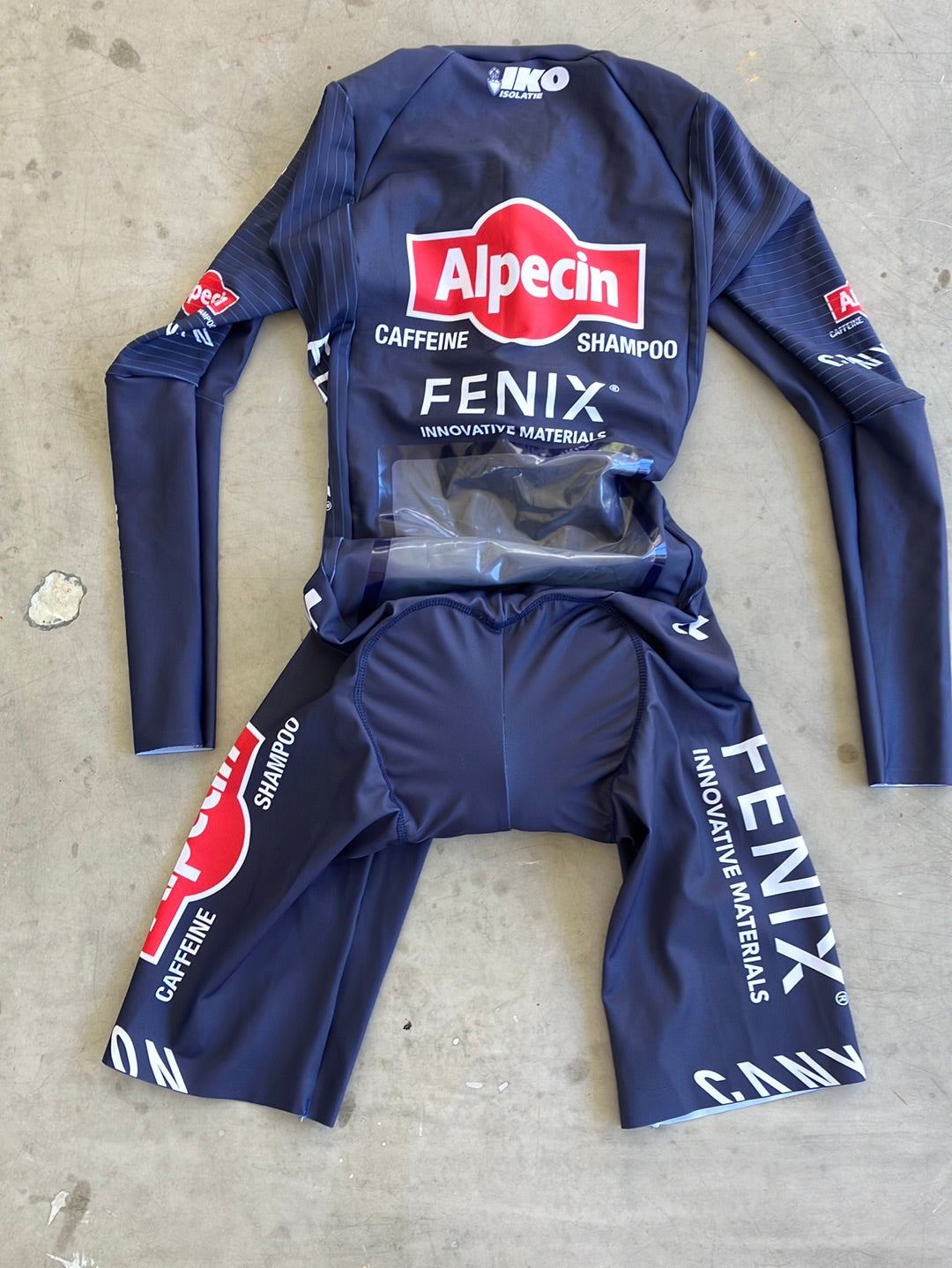 TT Skinsuit Aerosuit - Aerodynamic Cycling Time Trial Race Suit Medium | Kalas | Blue | Alpecin Fenix | Pro Cycling Kit