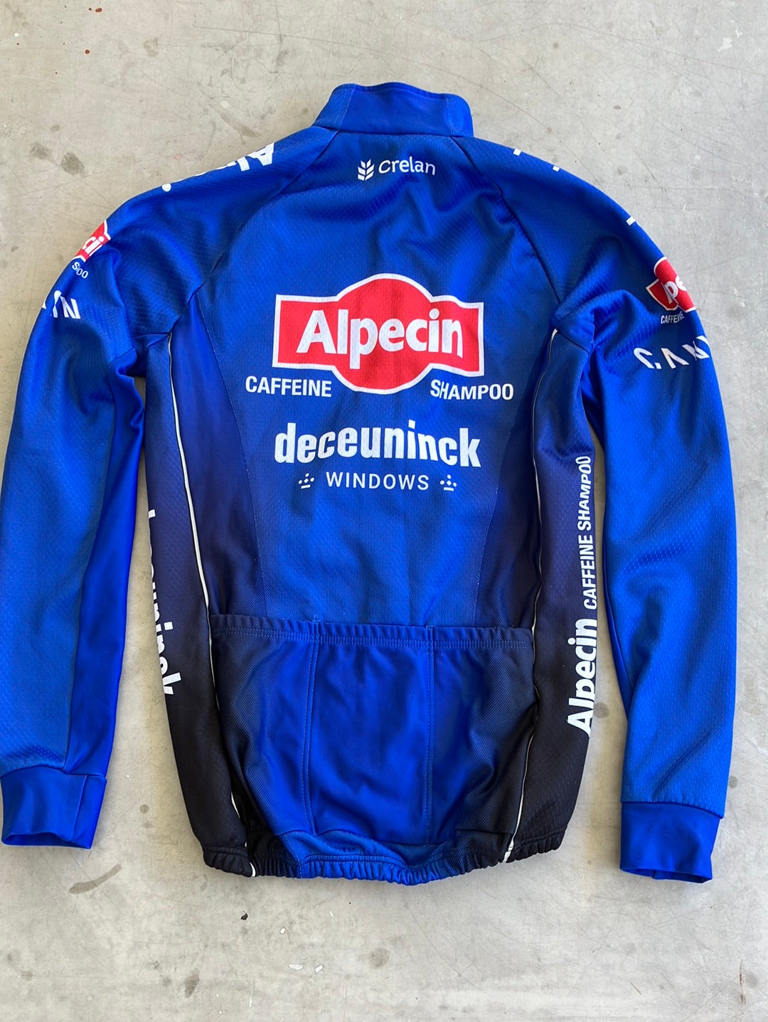 Winter Jacket - Thermal windproof water resistant cycling Jacket/Jersey | Kalas | Blue | Alpecin Deceuninck | Pro Cycling Kit