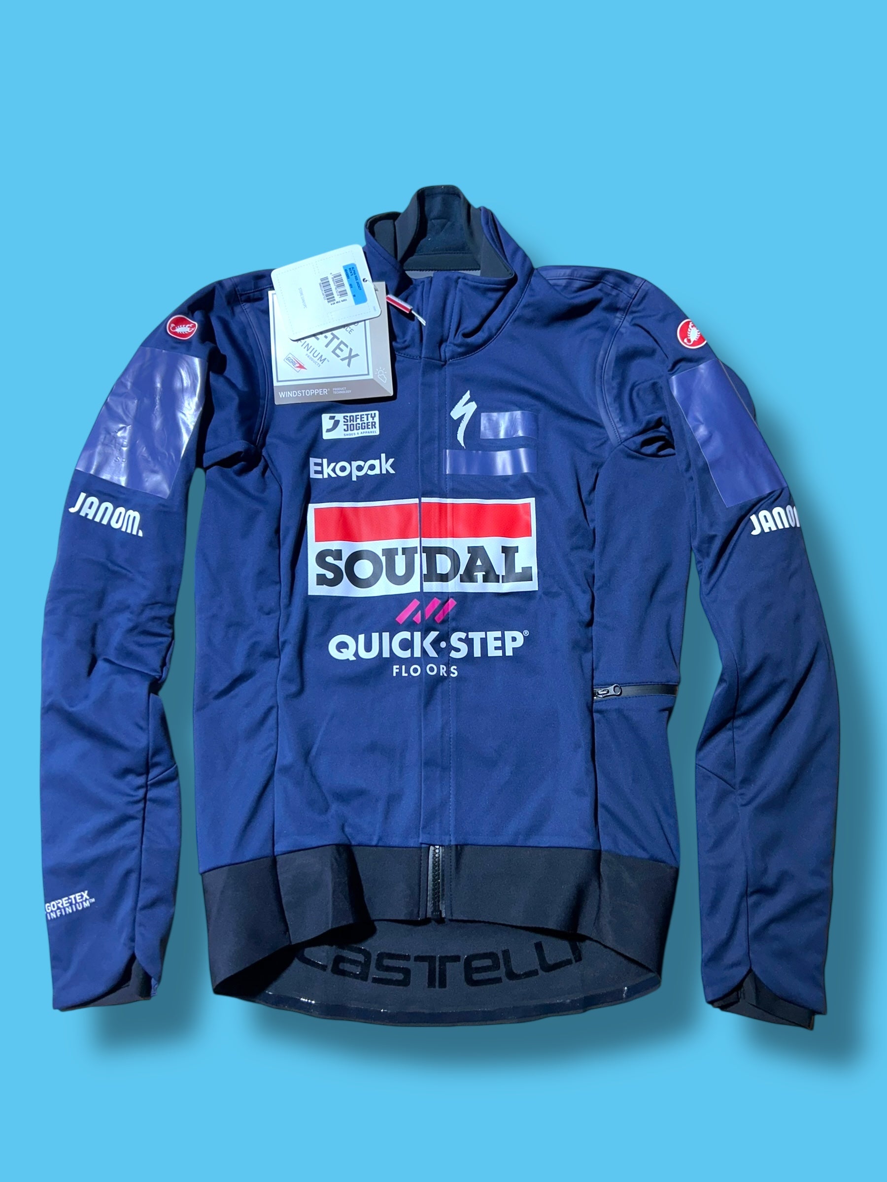 Alpha RoS Jacket Winter Thermal Winter Rain | Castelli | Soudal Quick-Step| Pro Cycling Kit