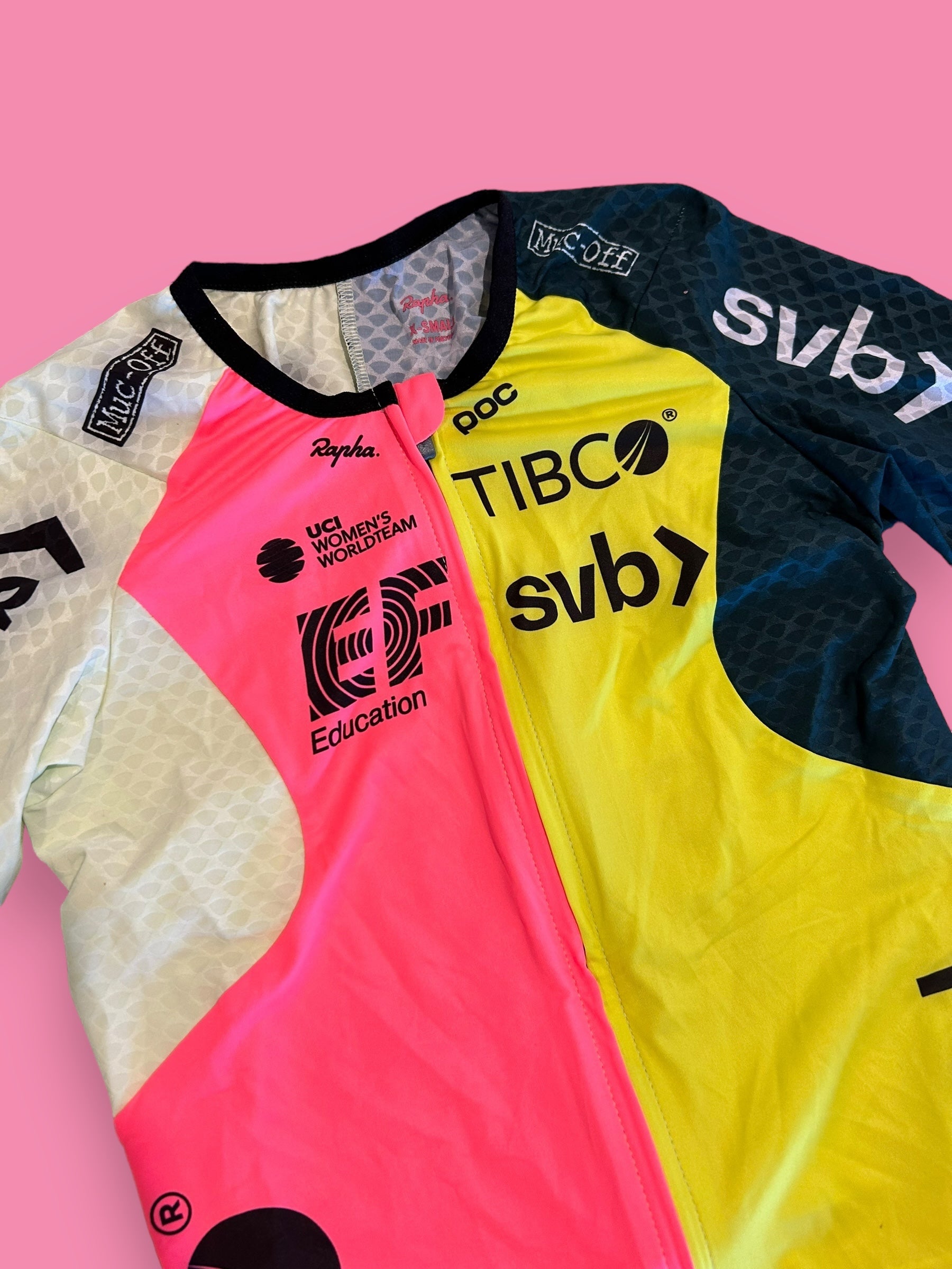 Short Sleeve Aero Jersey Giro D'Italia Switchout Womens | Rapha Pro Team | EF Education First | Pro Cycling Kit