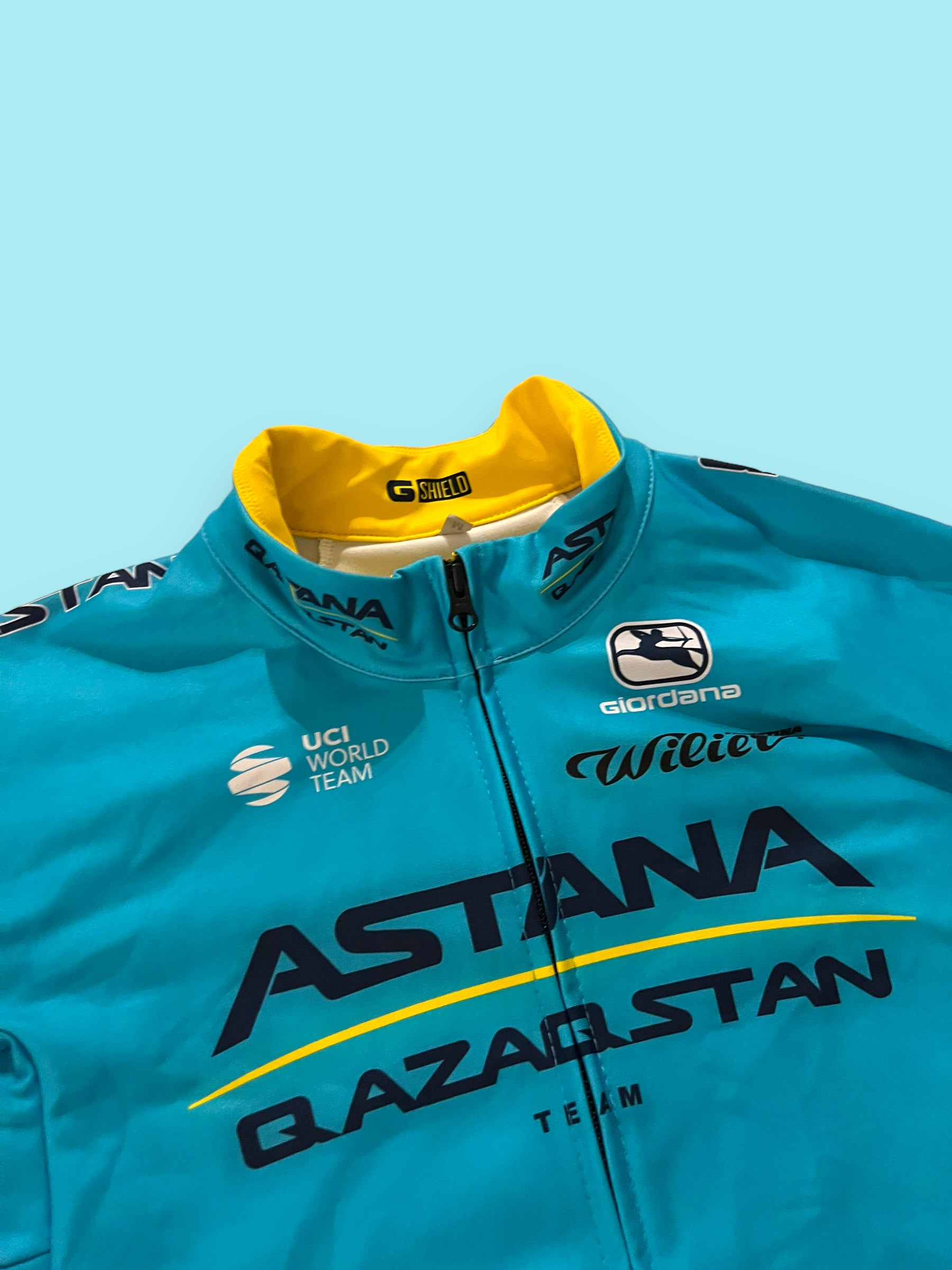 Short Sleeve Jersey Thermal Winter G-Shield | Giordana | Astana | Pro Cycling Kit