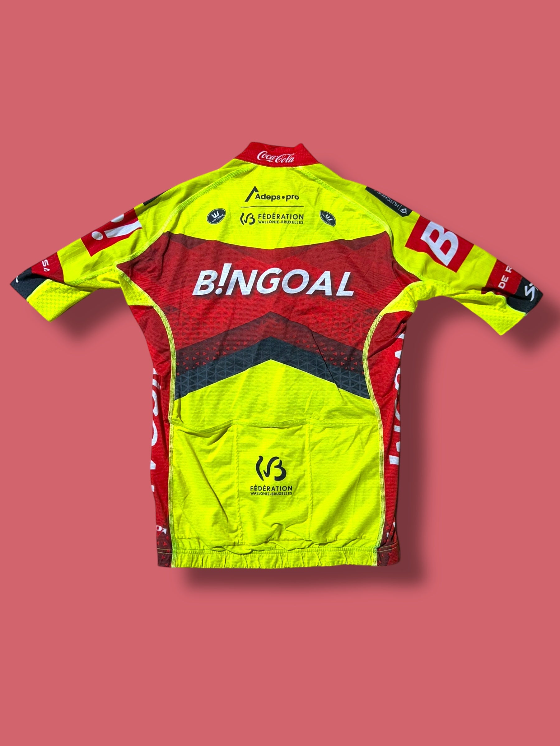 Aero Jersey, Bib Shorts, Vest and Arm Warmer Bundle| Bingoal Vermarc| Pro Cycling Kit