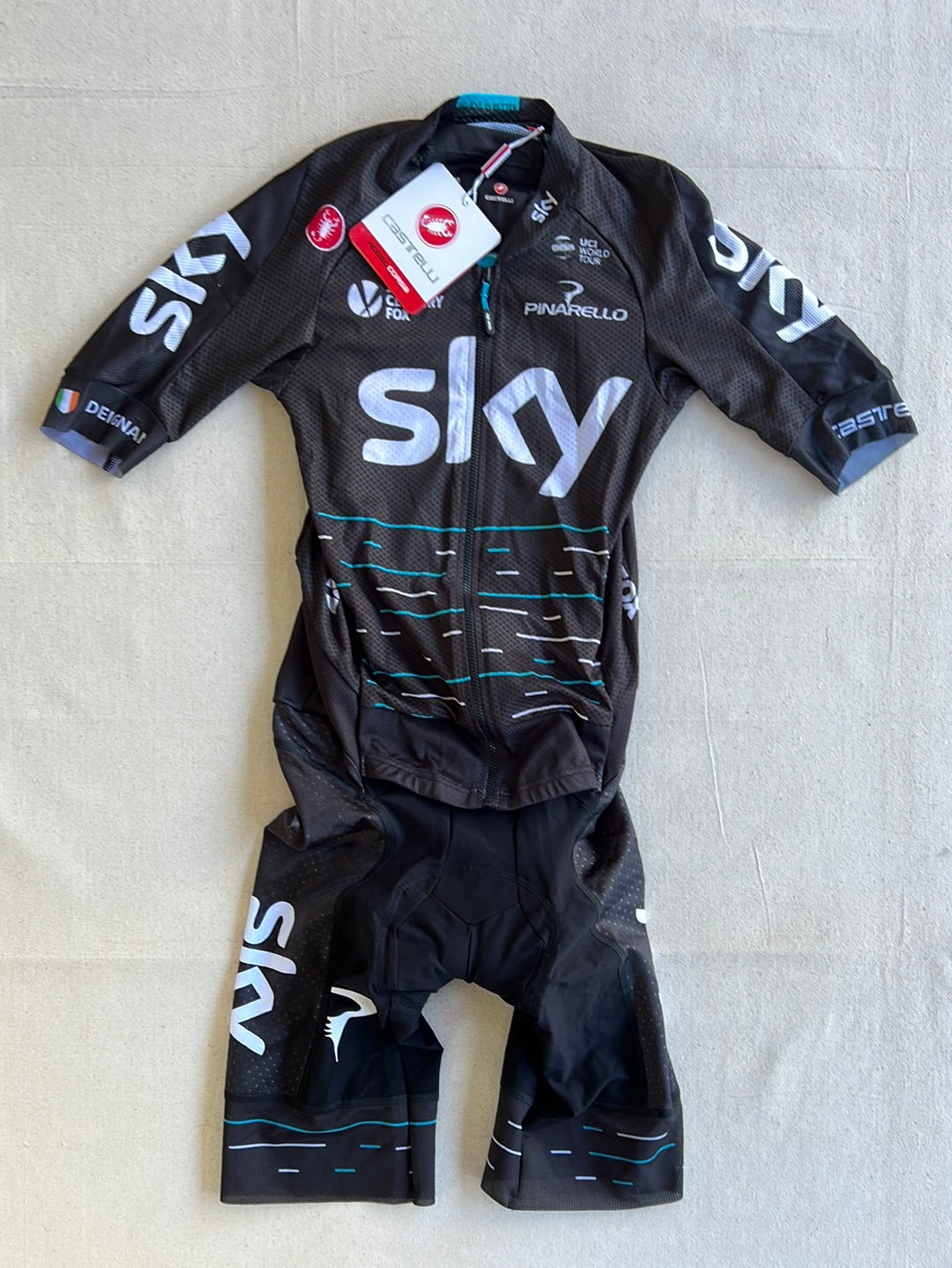 Race Suit / Speed Suit San Remo 3.3 | Castelli | Team Sky | Pro Cycling Kit