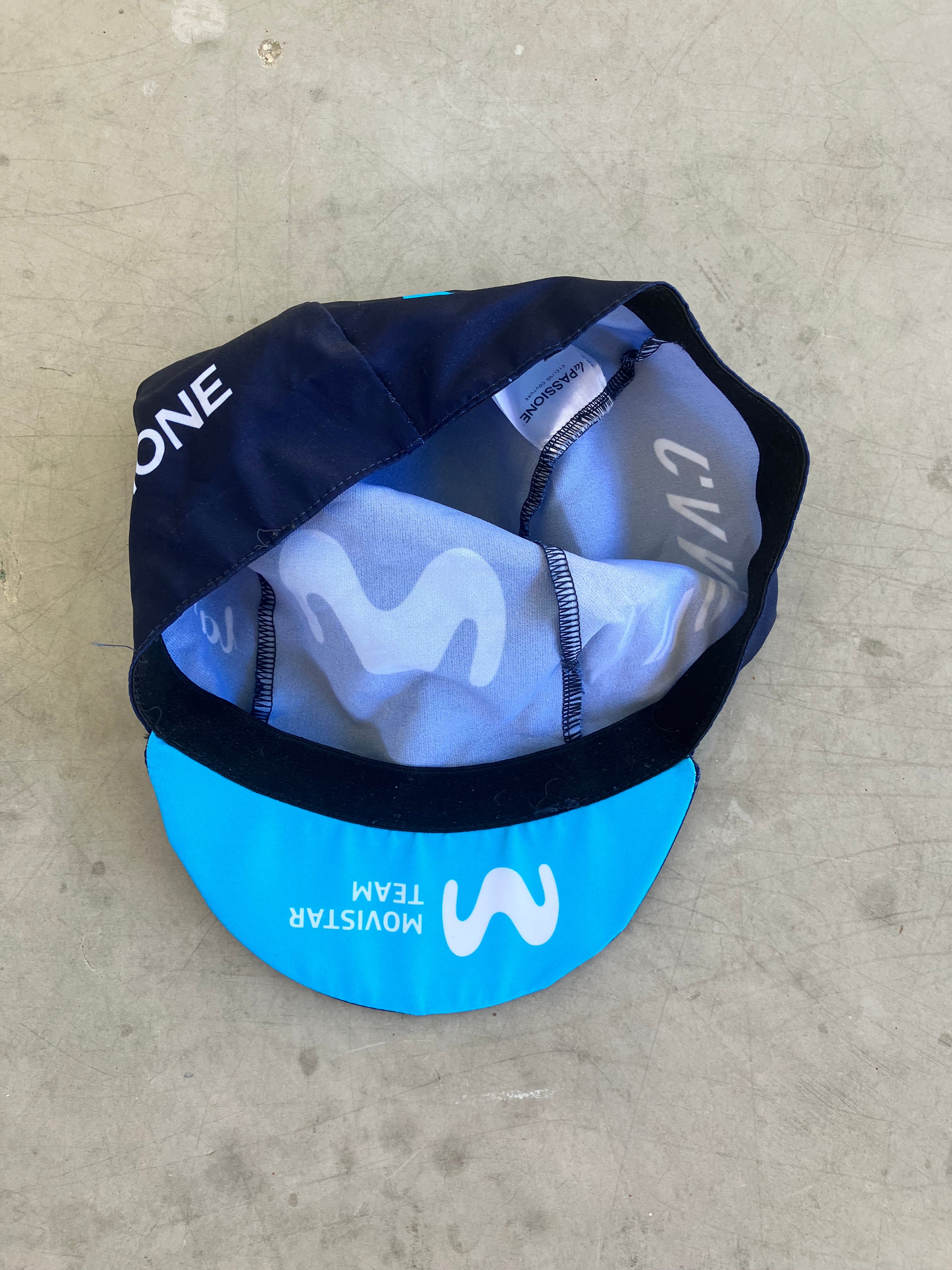 Movistar | La Passione Cycling Cap | Rider-Issued Pro Team Kit