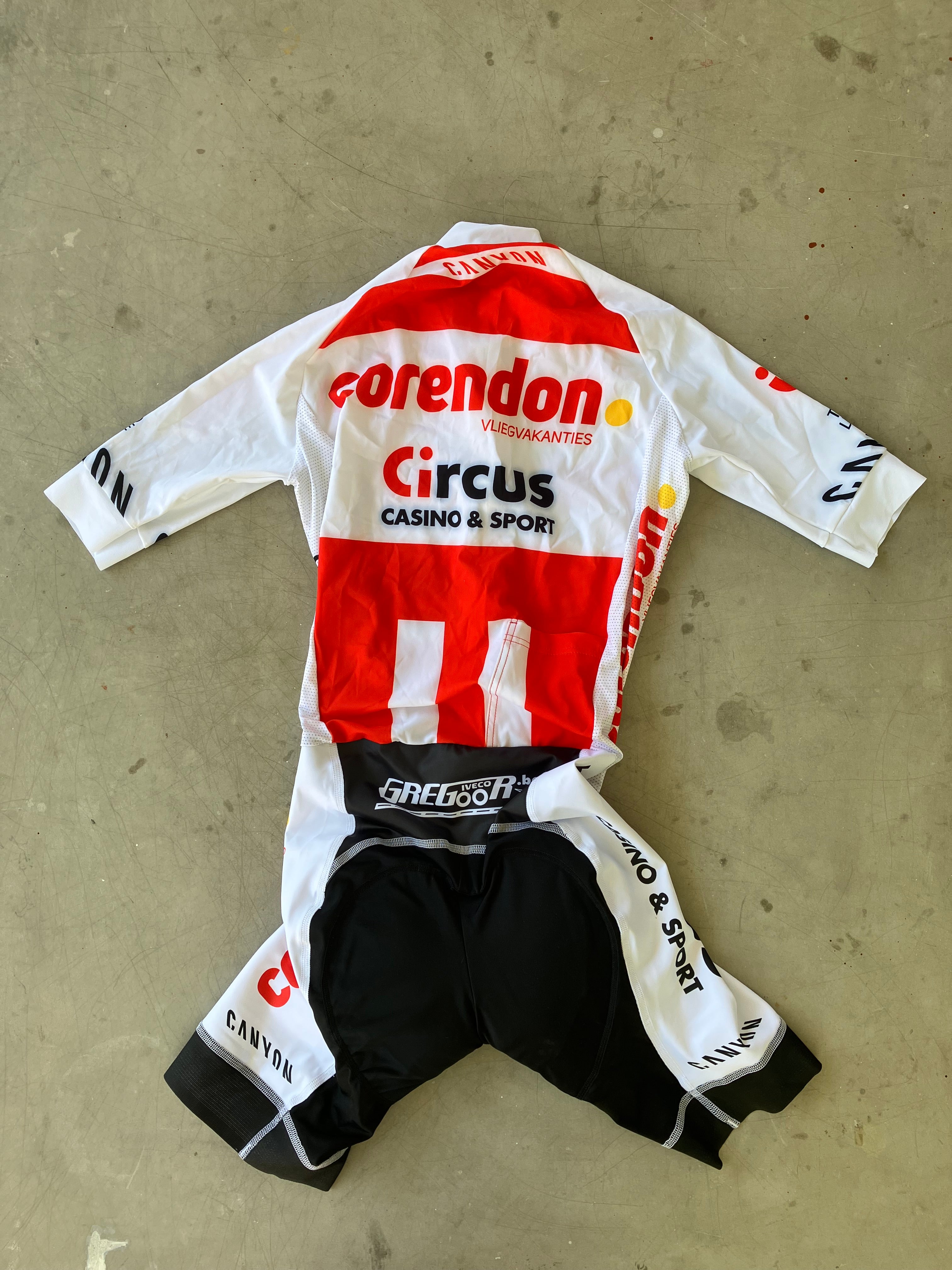 Corendon Circus | Kalas Cyclocross Suit | White | S | Rider-Issued Pro Team Kit