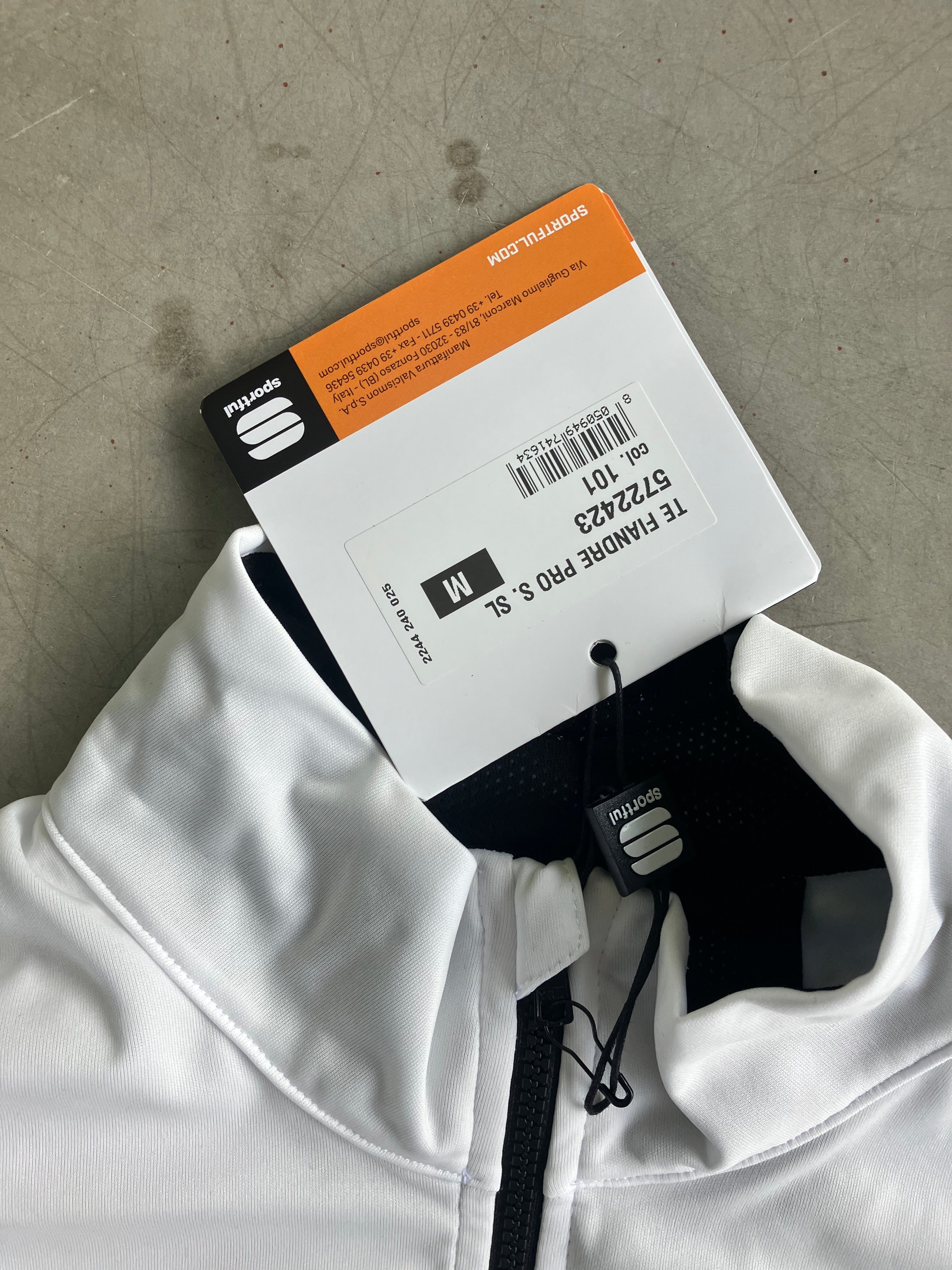 TotalEnergies | Sportful Short Sleeve Light Gabba Jersey | White | Rider-Issued Pro Team Kit