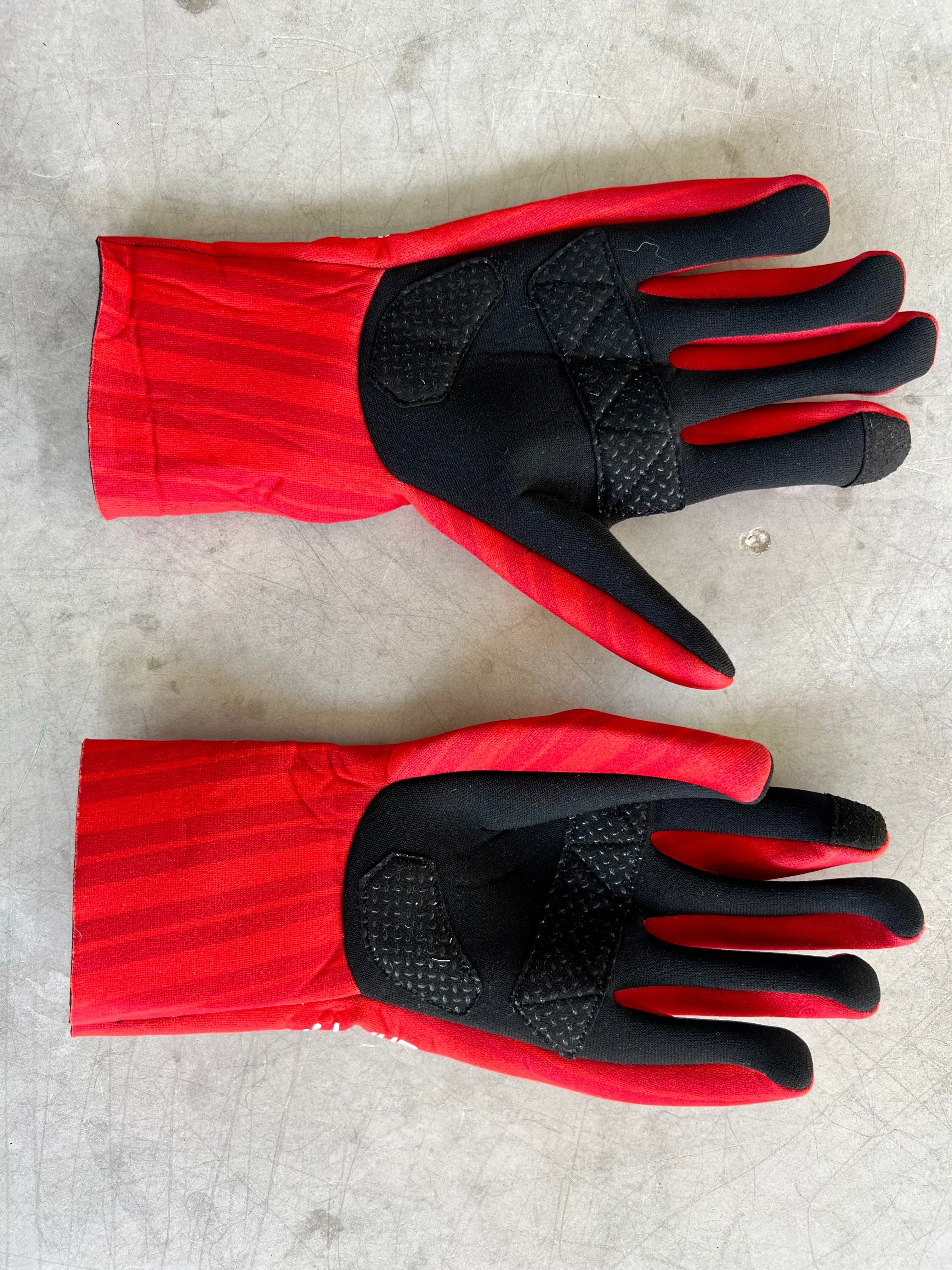 Sunweb 2020 | Craft Red Neoprene Winter Gloves | Rider-Issued Pro Team Kit