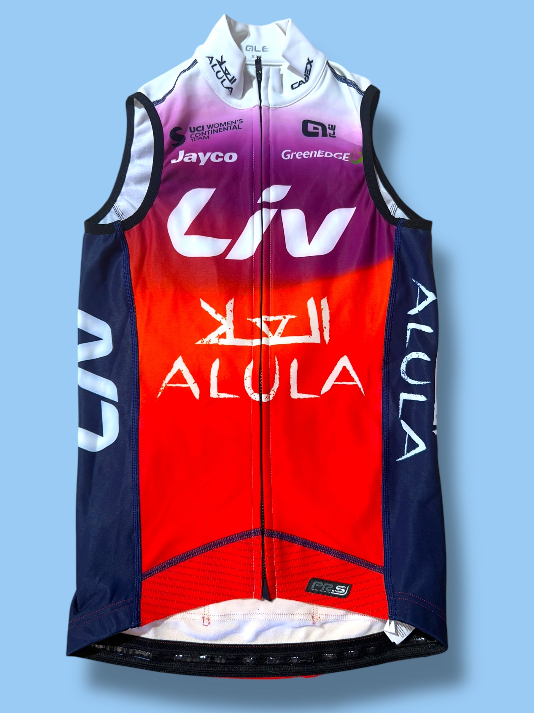 Thermal Vest Gilet Road Racing Womens| Ale |  Jayco Alula| Pro Cycling Kit