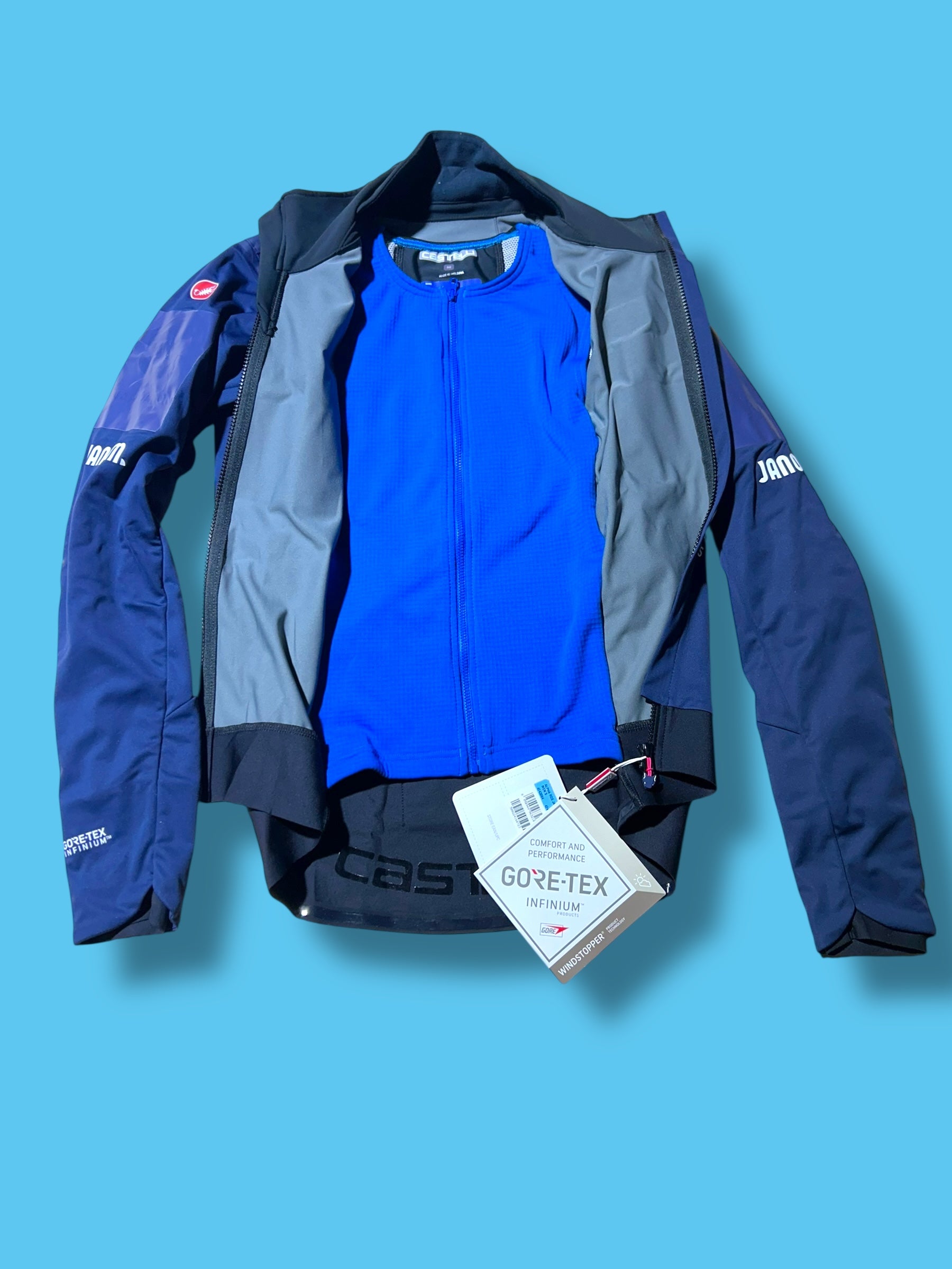 Alpha RoS Jacket Winter Thermal Winter Rain | Castelli |  Soudal Quick-Step| Pro Cycling Kit