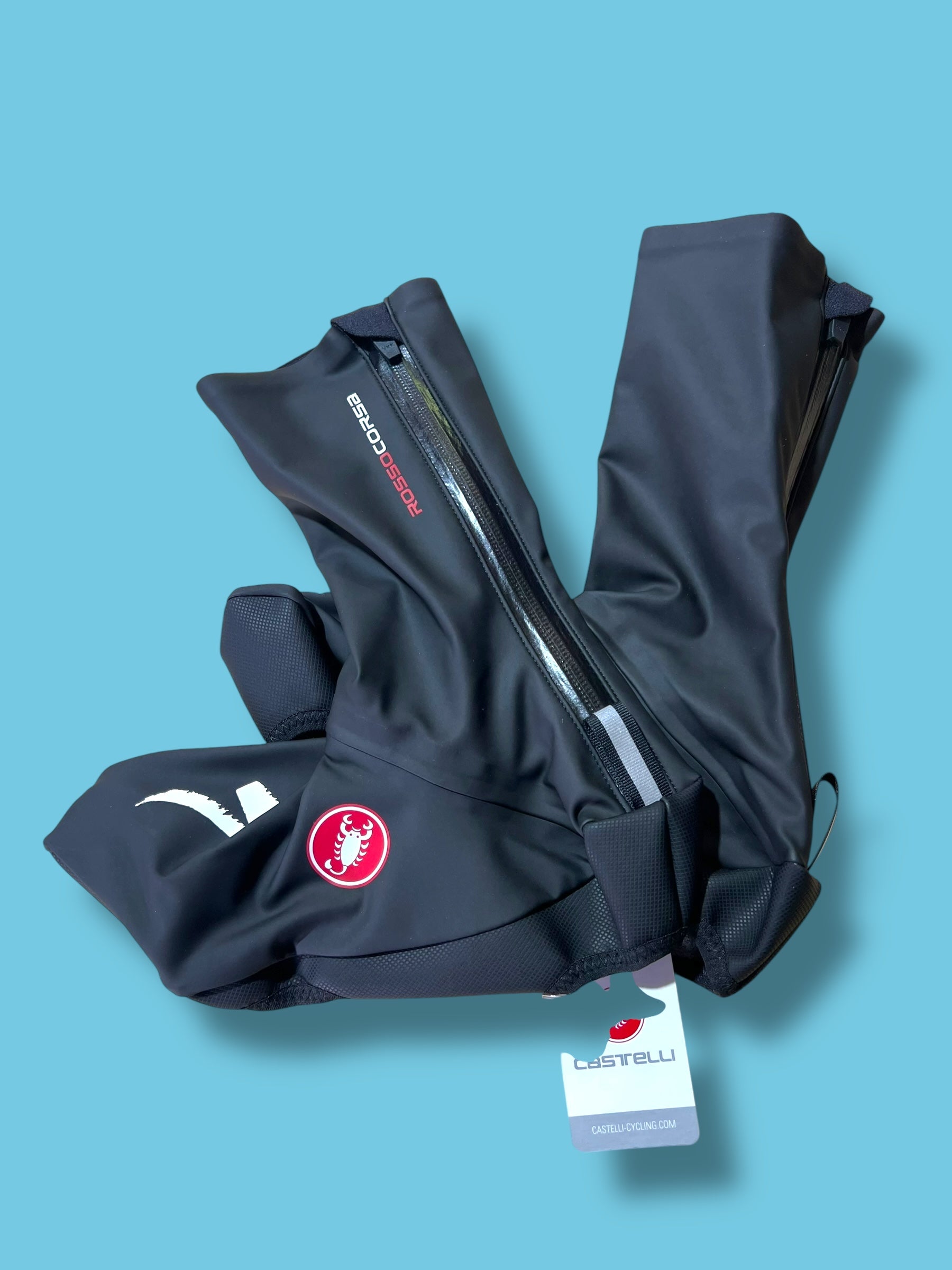 Aero Race Shoecover. Overshoe Winter Thermal Rain   | Castelli |  Soudal Quick-Step| Pro Cycling Kit