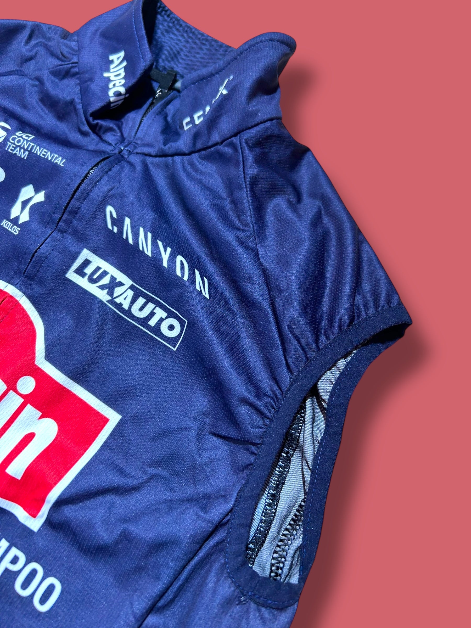 Wind Vest + Packable Lightweight| Alpecin Deceuninck Kalas| Pro Cycling Kit