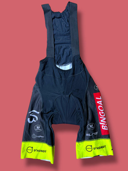Thermal Winter Bib Shorts Team Rider Issued| Bingoal Vermarc| Pro Cycling Kit
