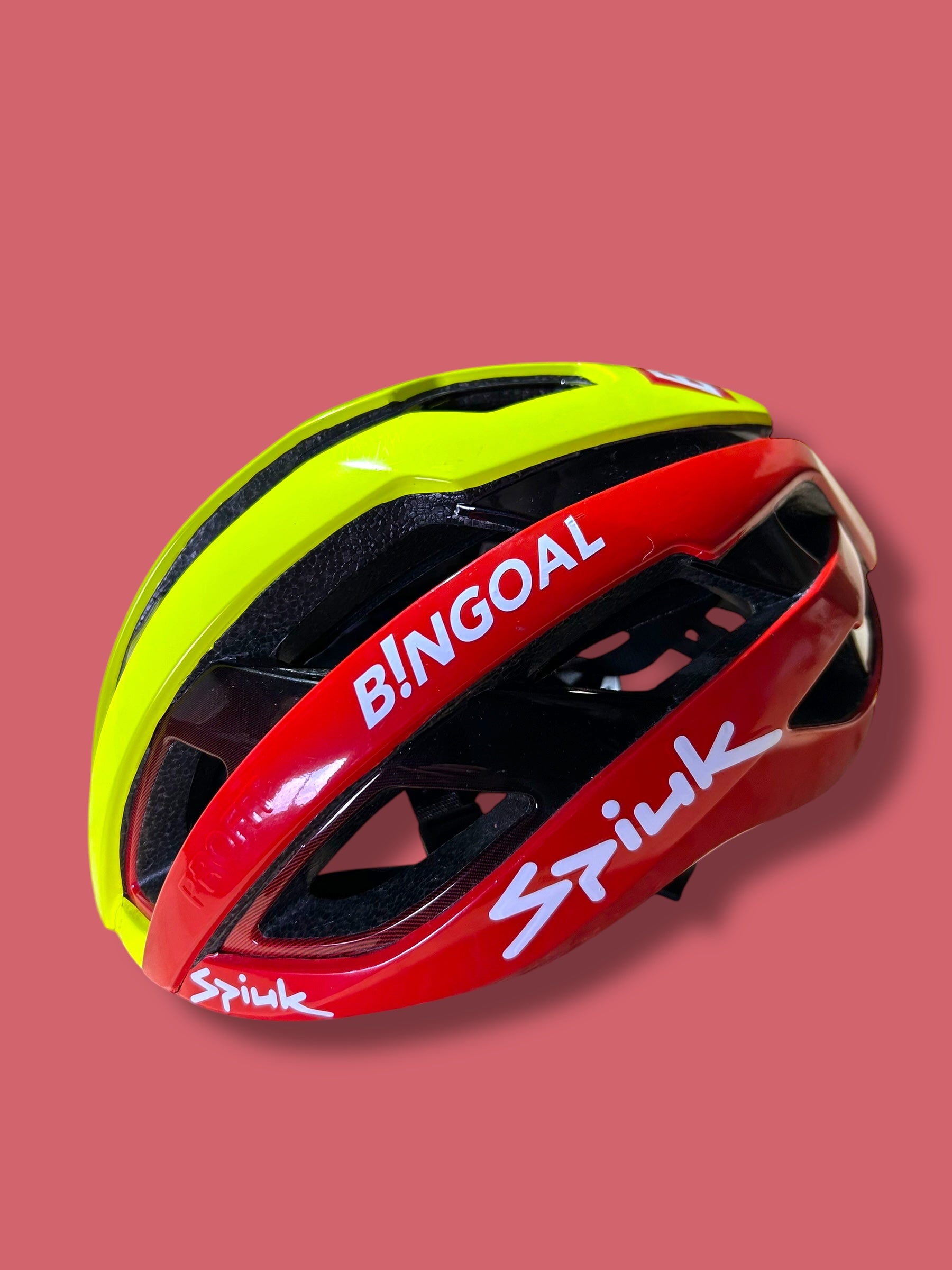 Spiuk Helmet Team Rider Issued| Bingoal Spiuk| Pro Cycling Kit