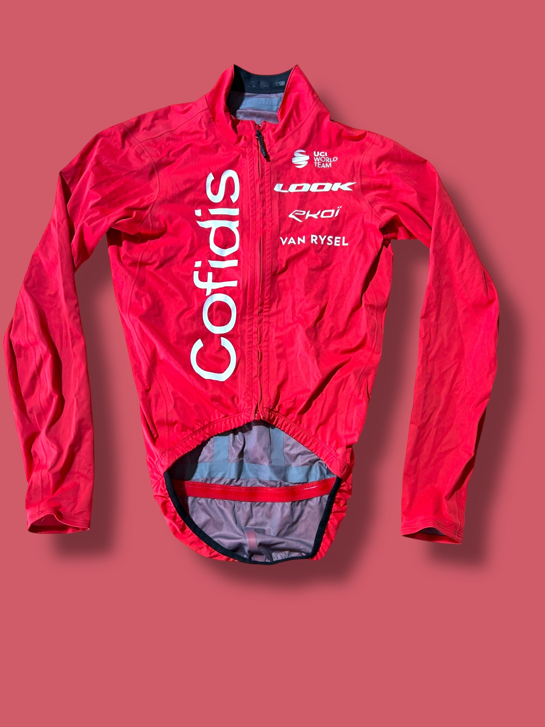 Rain Jacket Packable  Rider Issued Winter WIndstopper|  Van Rysel |  Cofidis| Pro Cycling Kit