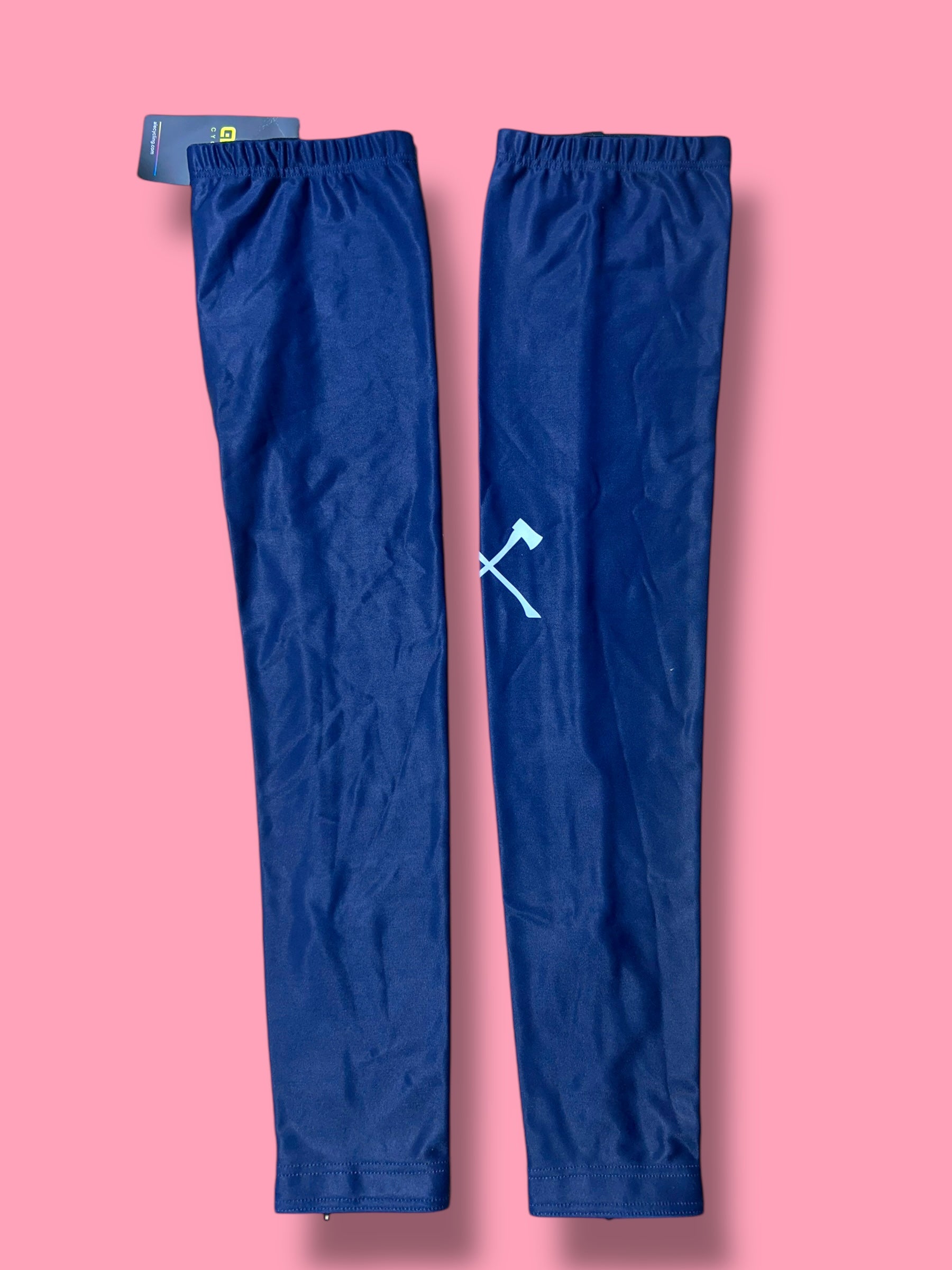 Leg Warmers + Zips Race Rider Issued |Hagens Bermans Ale| Pro Cycling Kit