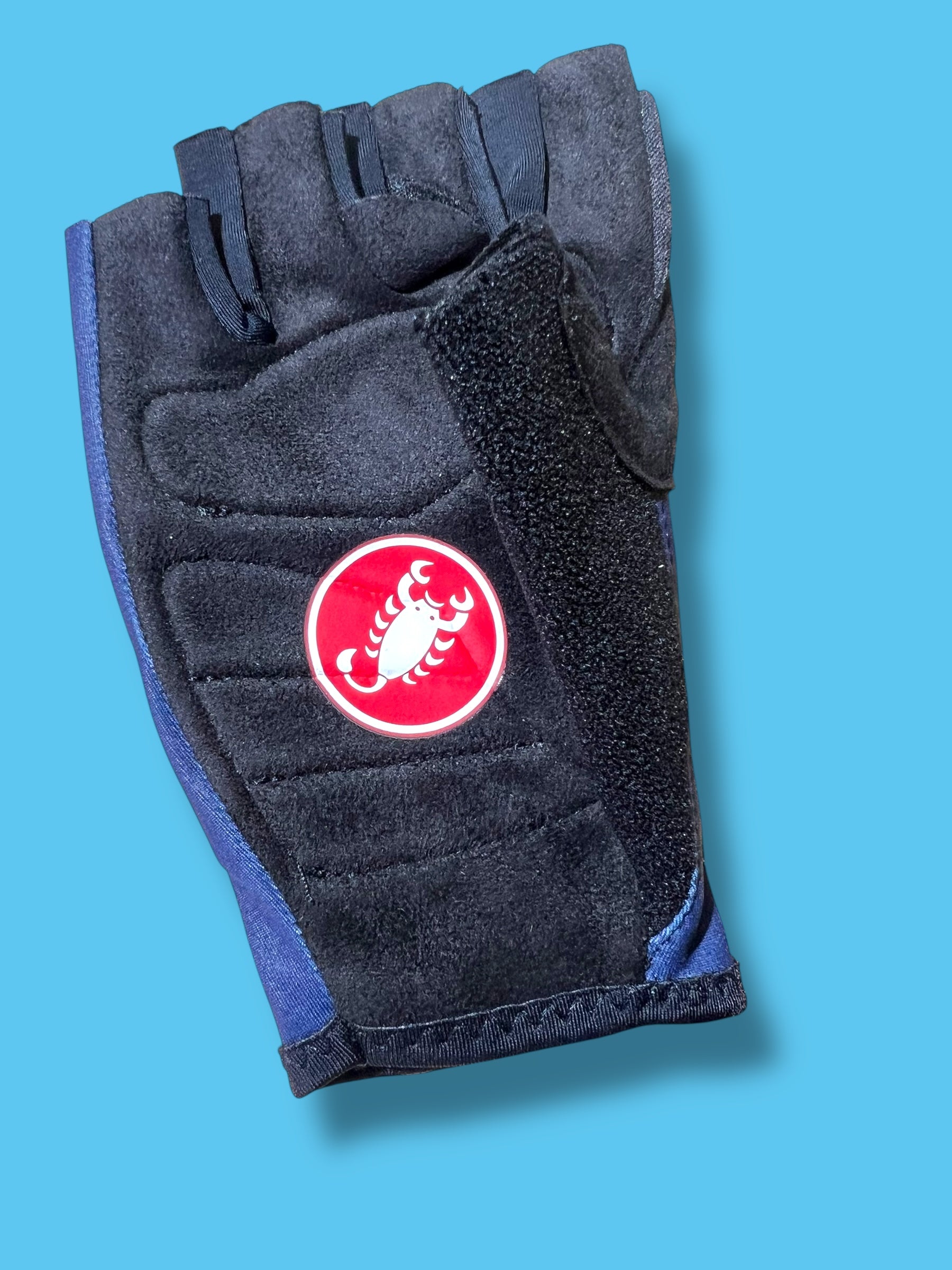Aero Glove Race Short  Mitts Padded   | Castelli |  Soudal Quick-Step| Pro Cycling Kit