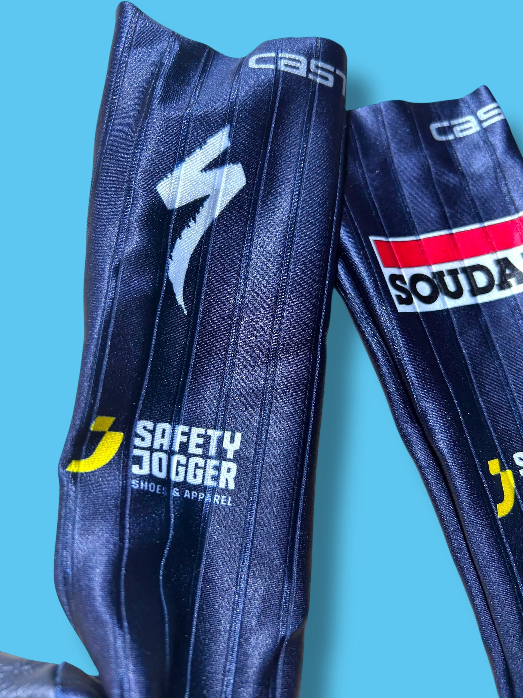 Aero TT Shoe Cover Fast Feet Time Trail Road Racing  | Castelli |  Soudal Quick-Step| Pro Cycling Kit